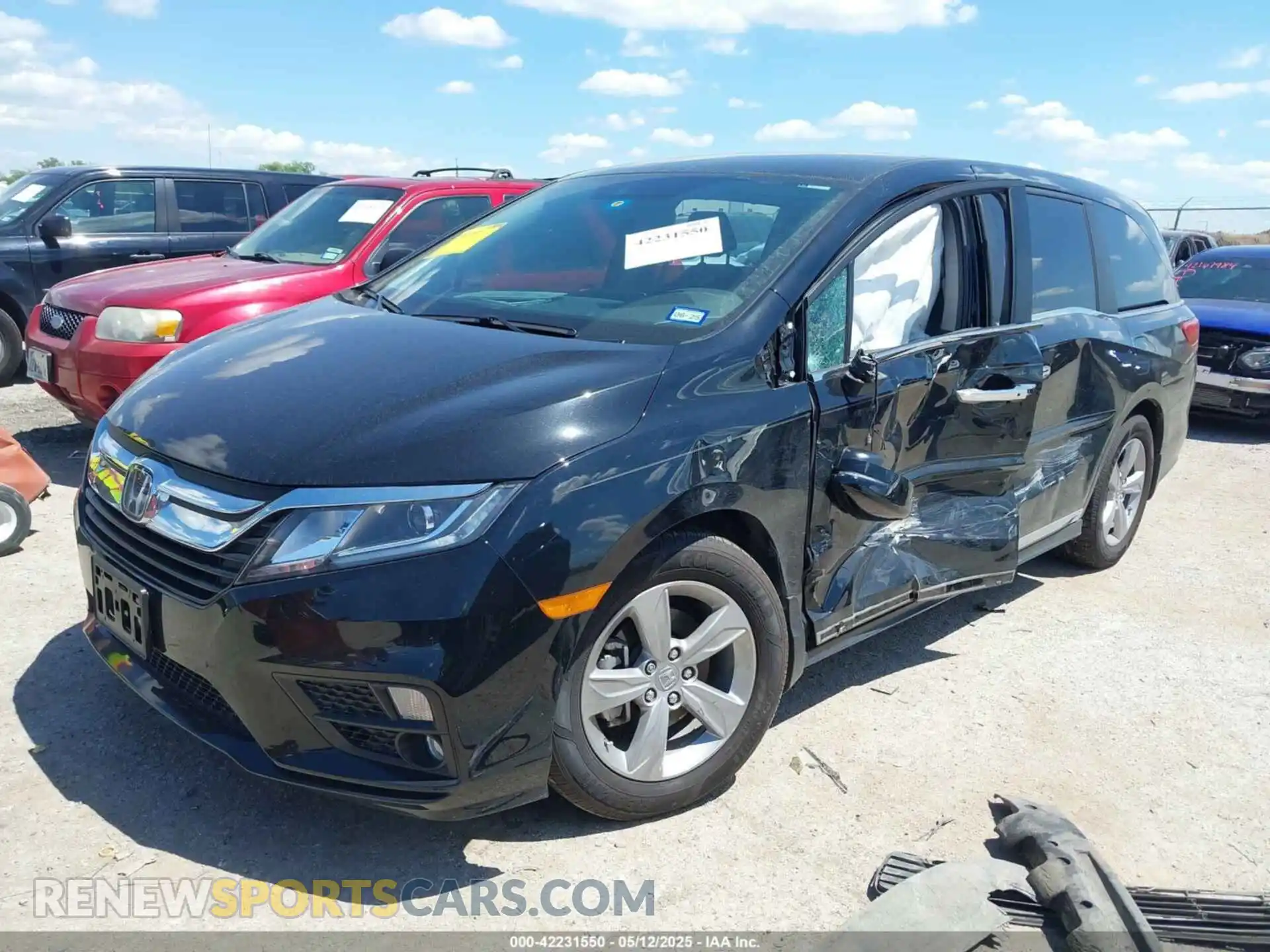 2 Фотография поврежденного автомобиля 5FNRL6H50KB092829 HONDA ODYSSEY 2019