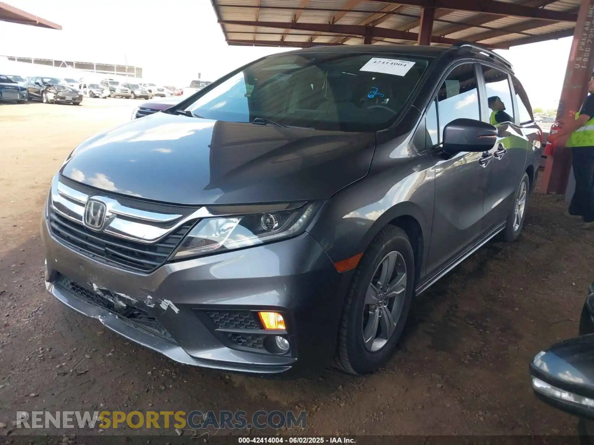 2 Photograph of a damaged car 5FNRL6H55KB029225 HONDA ODYSSEY 2019