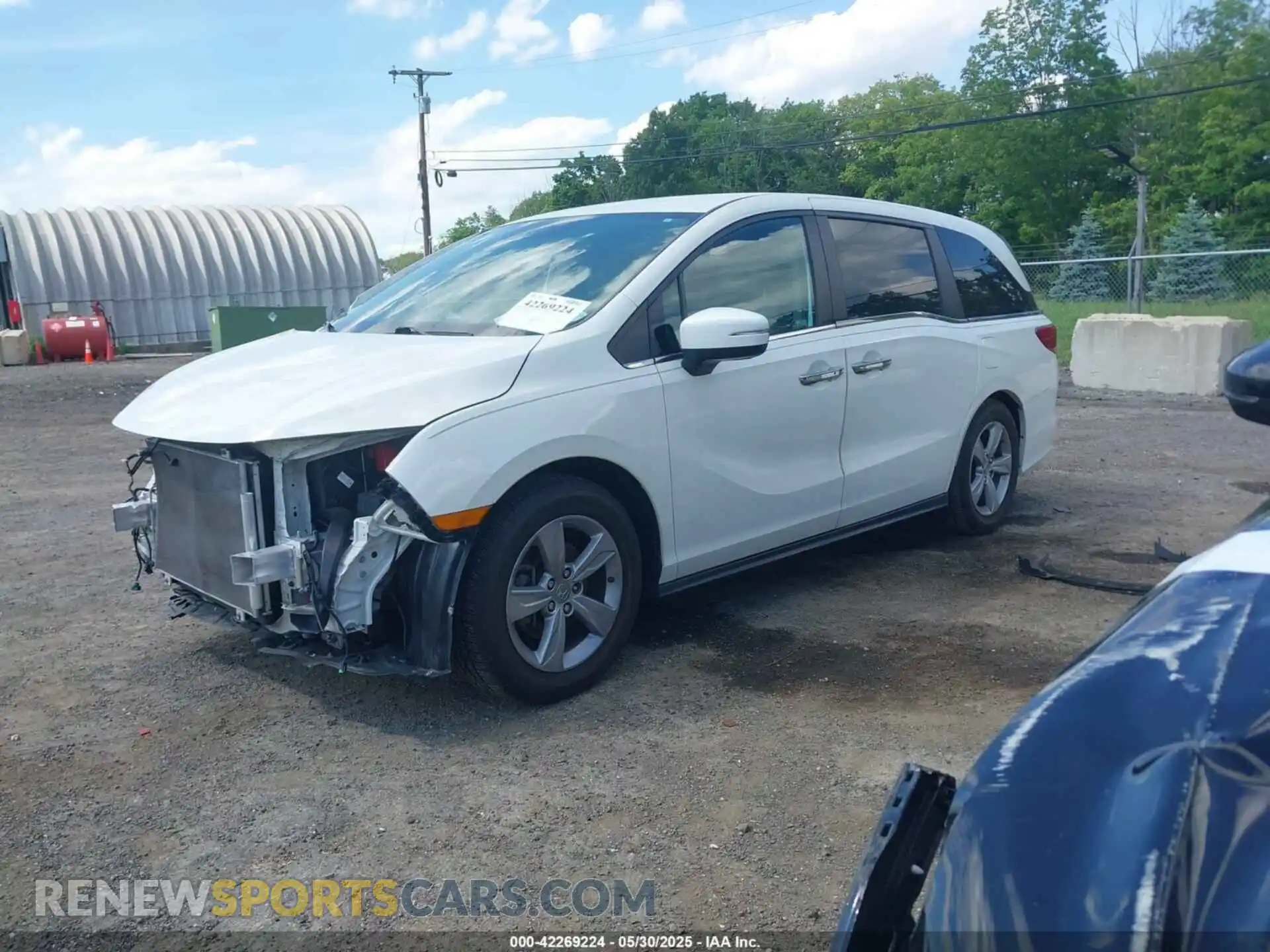2 Photograph of a damaged car 5FNRL6H55KB098240 HONDA ODYSSEY 2019