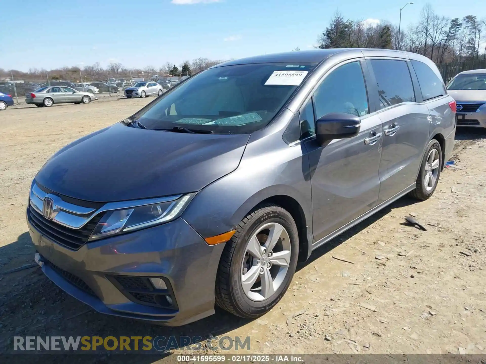 2 Photograph of a damaged car 5FNRL6H58KB058590 HONDA ODYSSEY 2019