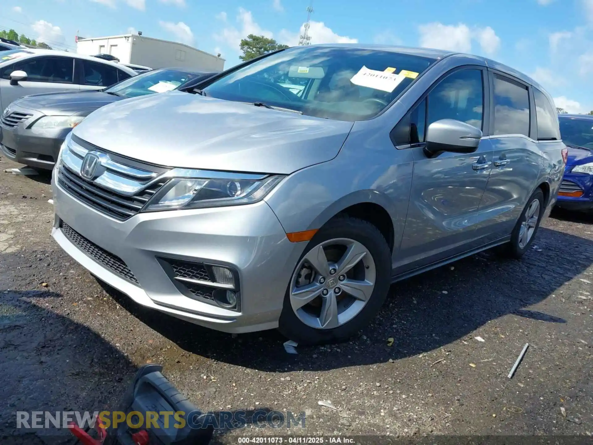 2 Photograph of a damaged car 5FNRL6H58KB110753 HONDA ODYSSEY 2019