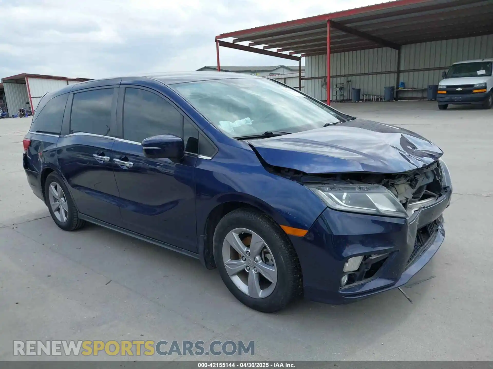 1 Photograph of a damaged car 5FNRL6H59KB135936 HONDA ODYSSEY 2019