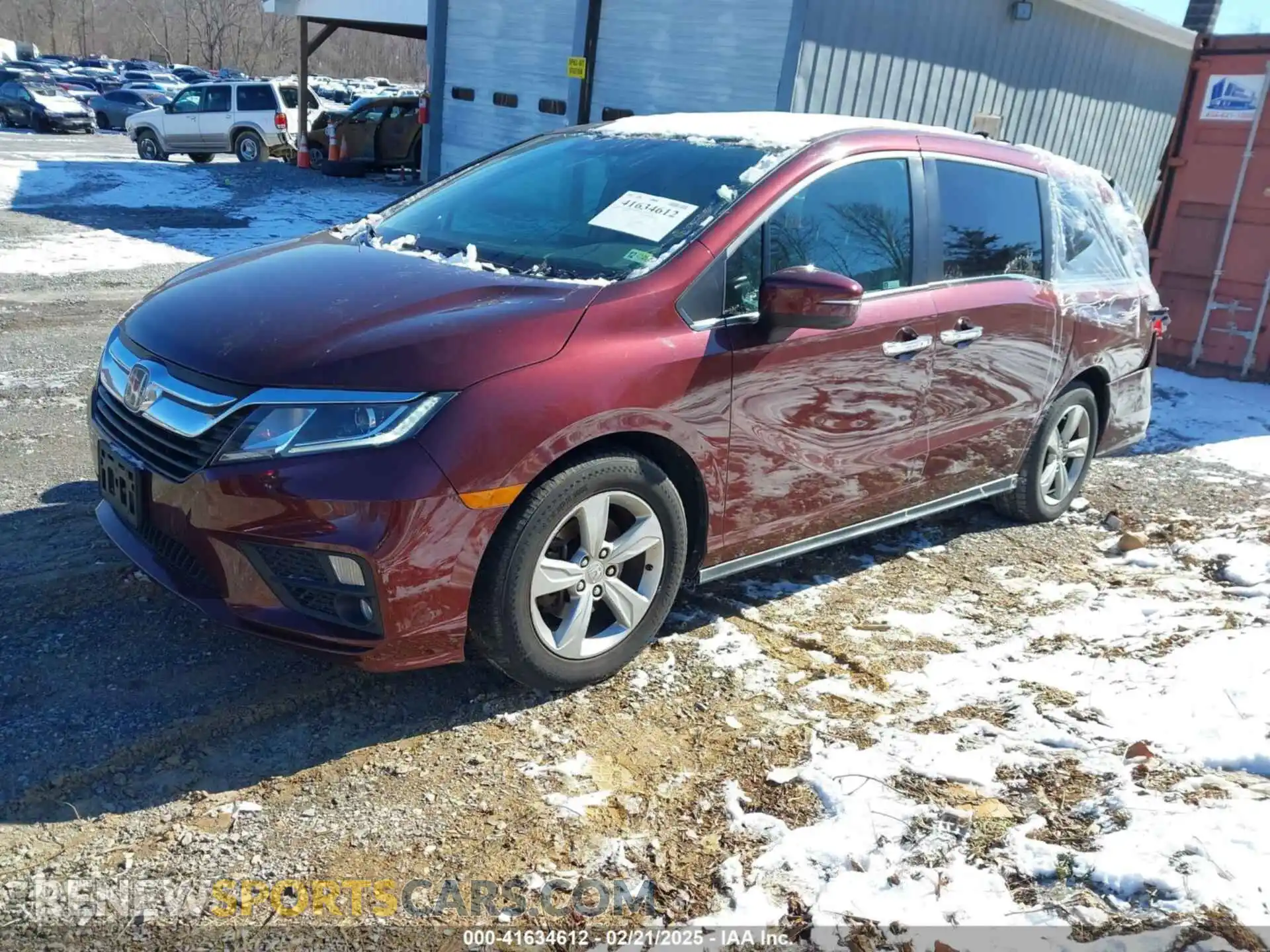2 Photograph of a damaged car 5FNRL6H71KB011113 HONDA ODYSSEY 2019