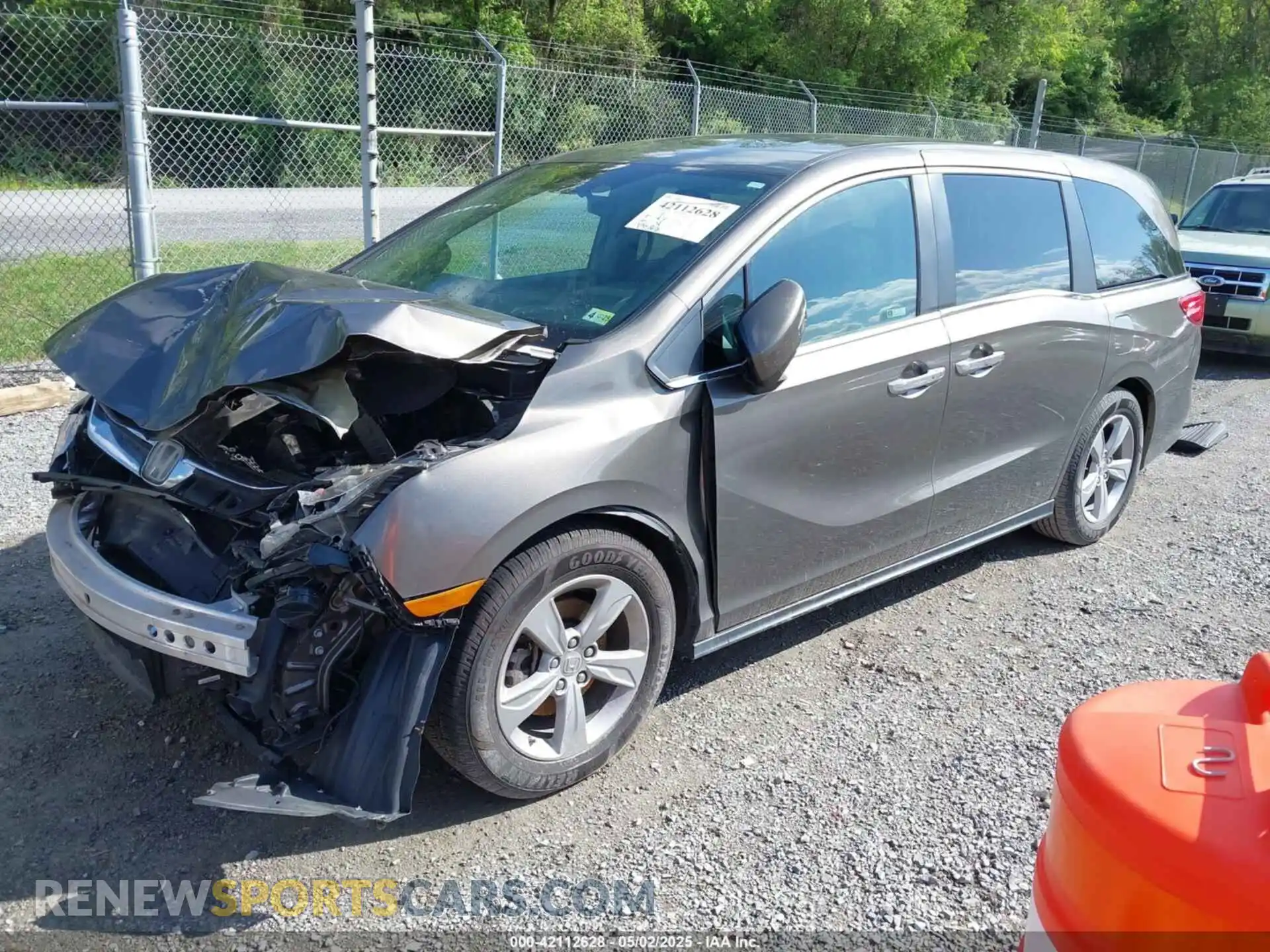 2 Photograph of a damaged car 5FNRL6H71KB019129 HONDA ODYSSEY 2019