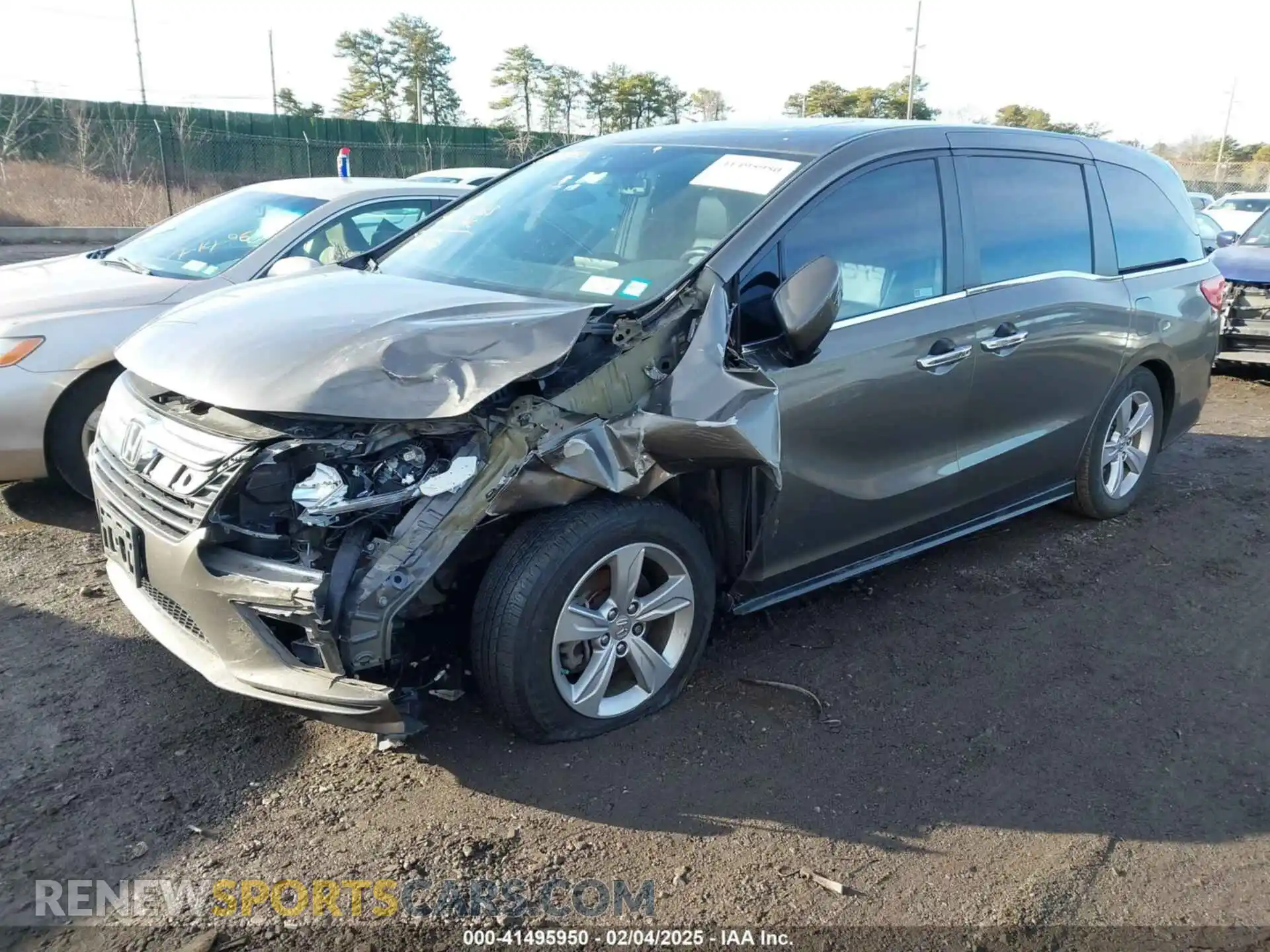 2 Photograph of a damaged car 5FNRL6H72KB041270 HONDA ODYSSEY 2019