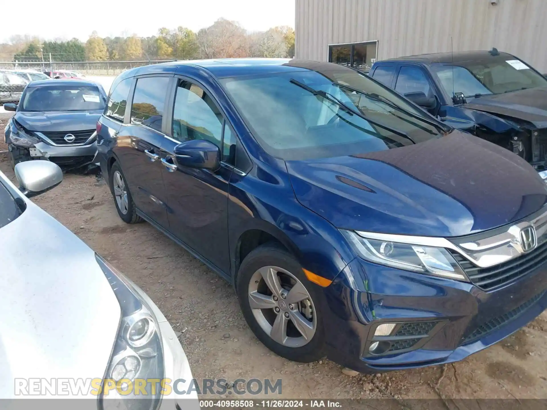 1 Photograph of a damaged car 5FNRL6H72KB090503 HONDA ODYSSEY 2019
