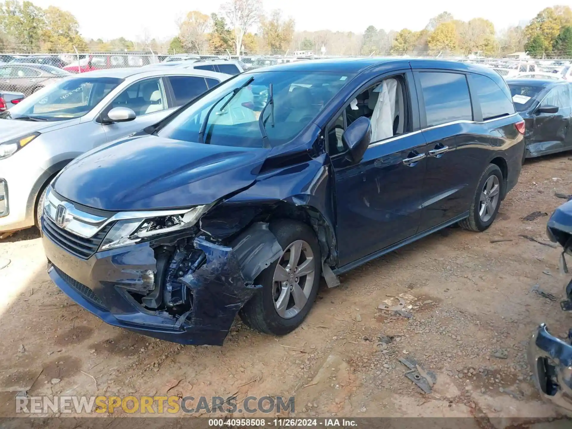2 Photograph of a damaged car 5FNRL6H72KB090503 HONDA ODYSSEY 2019