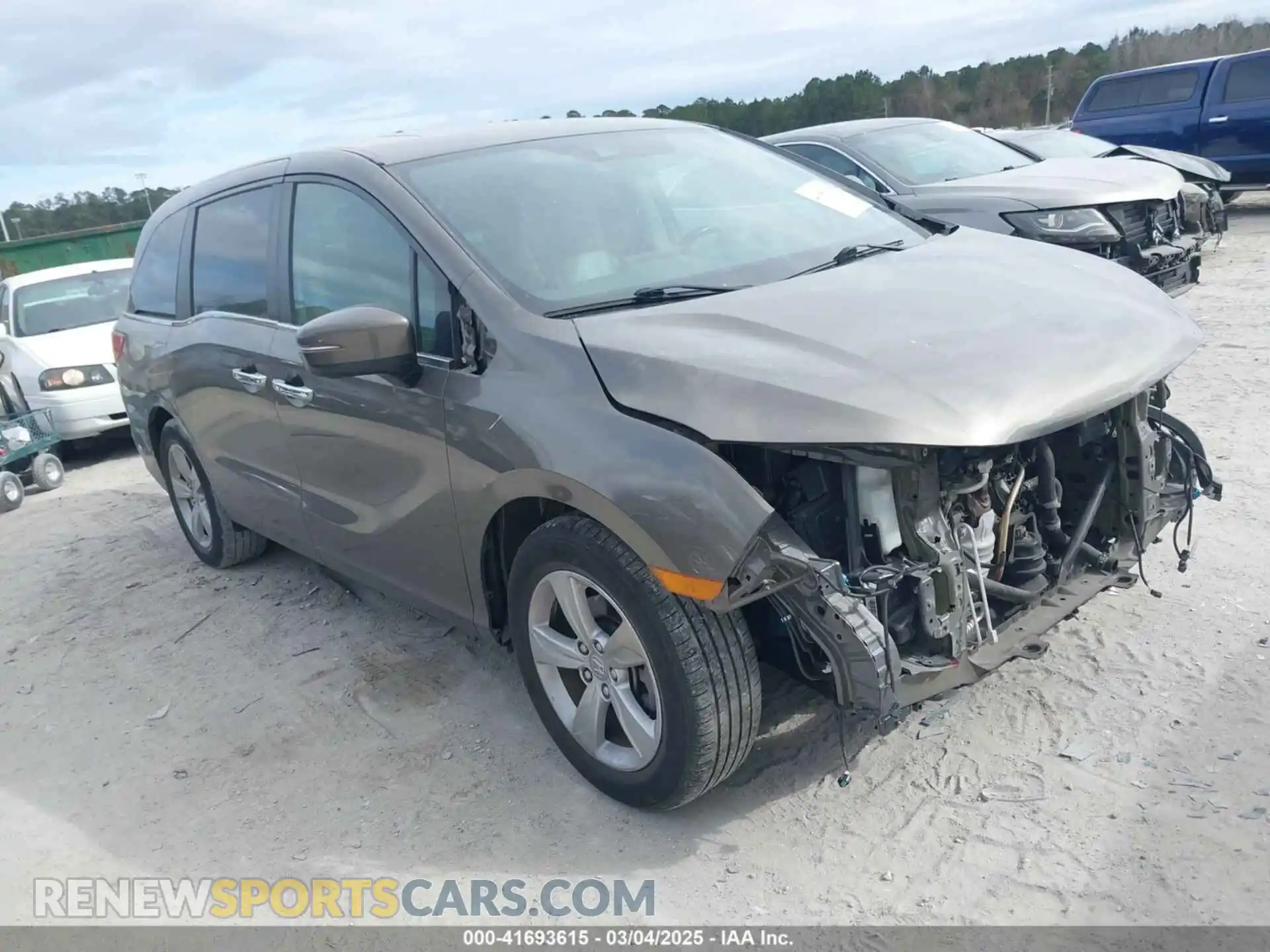 1 fotografías del automóvil dañado 5FNRL6H72KB101788 HONDA ODYSSEY 2019