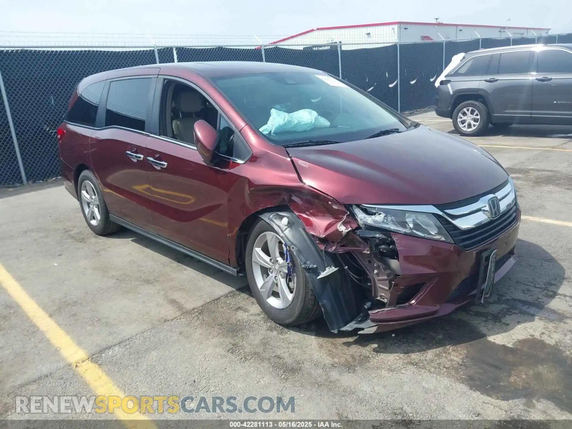 1 Фотография поврежденного автомобиля 5FNRL6H73KB050592 HONDA ODYSSEY 2019