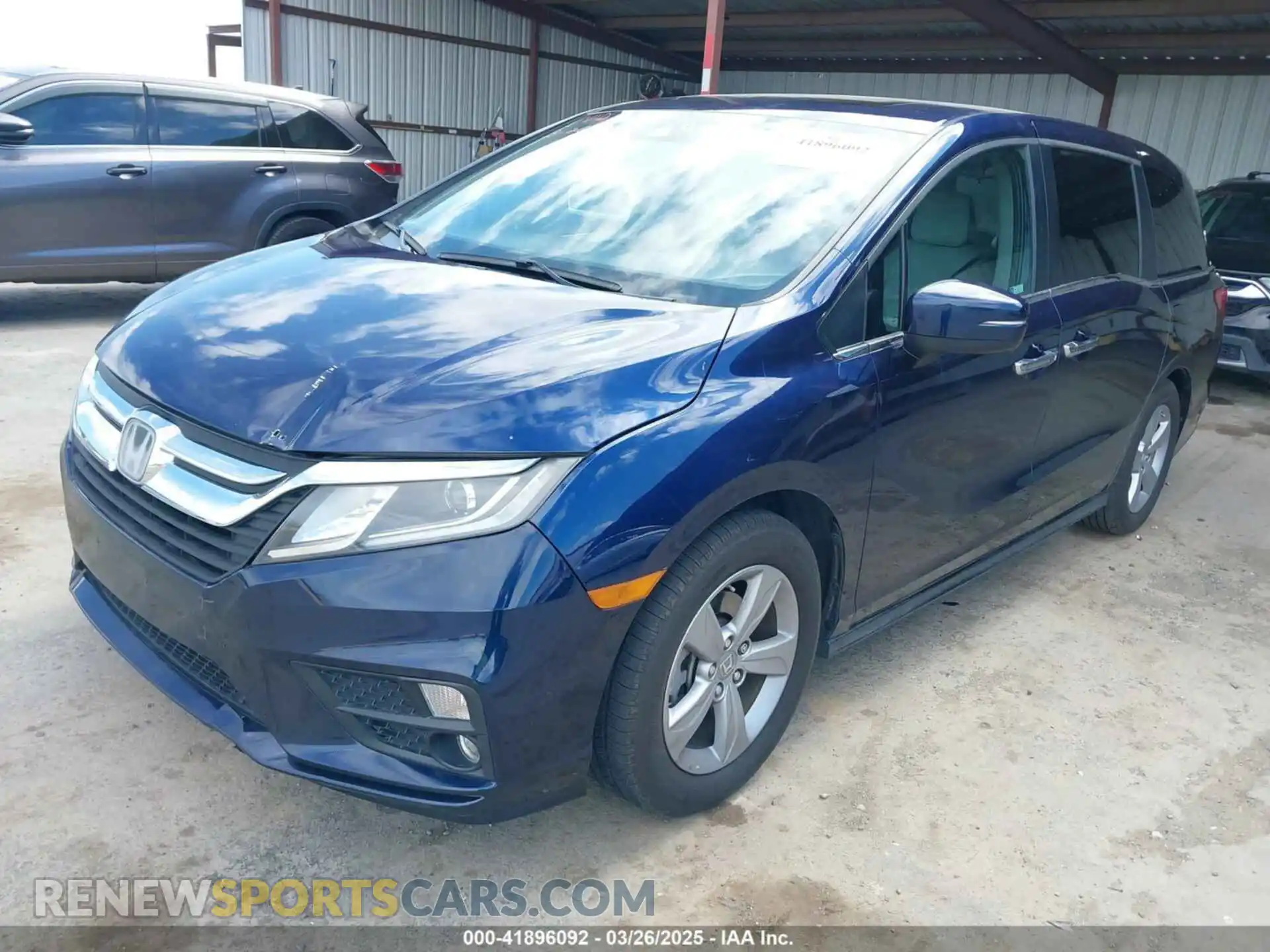 2 Photograph of a damaged car 5FNRL6H74KB134419 HONDA ODYSSEY 2019