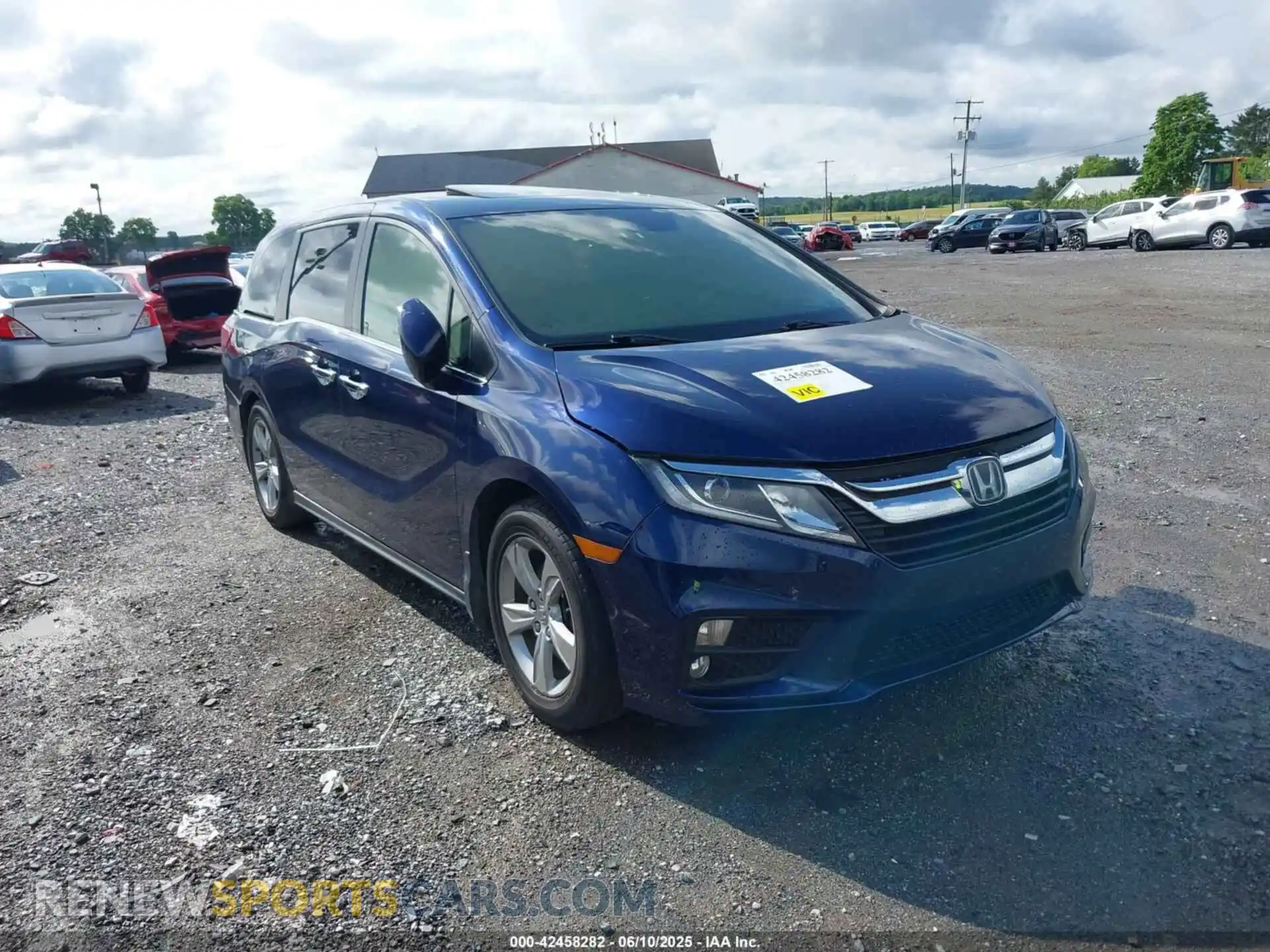 1 fotografías del automóvil dañado 5FNRL6H75KB029324 HONDA ODYSSEY 2019