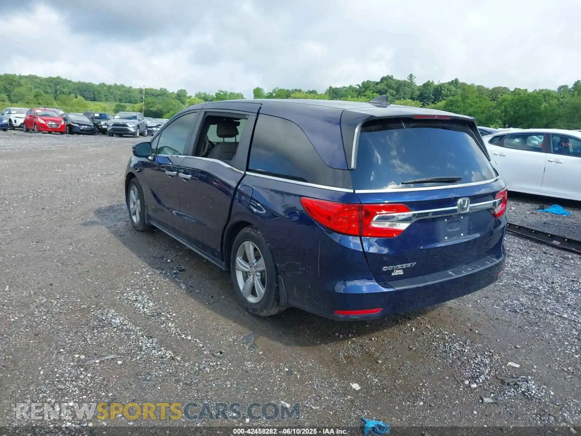 3 fotografías del automóvil dañado 5FNRL6H75KB029324 HONDA ODYSSEY 2019
