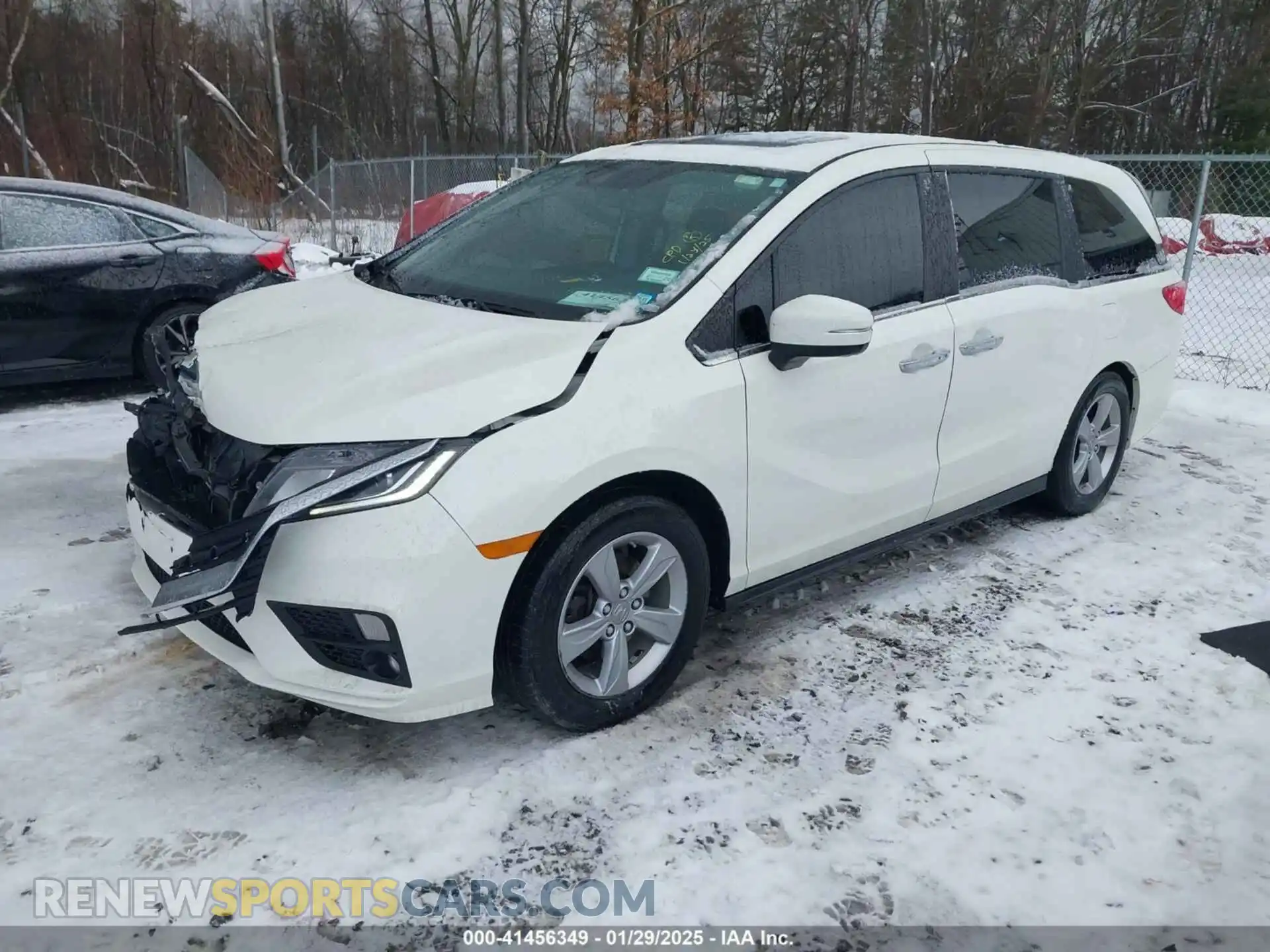 2 Photograph of a damaged car 5FNRL6H75KB031039 HONDA ODYSSEY 2019