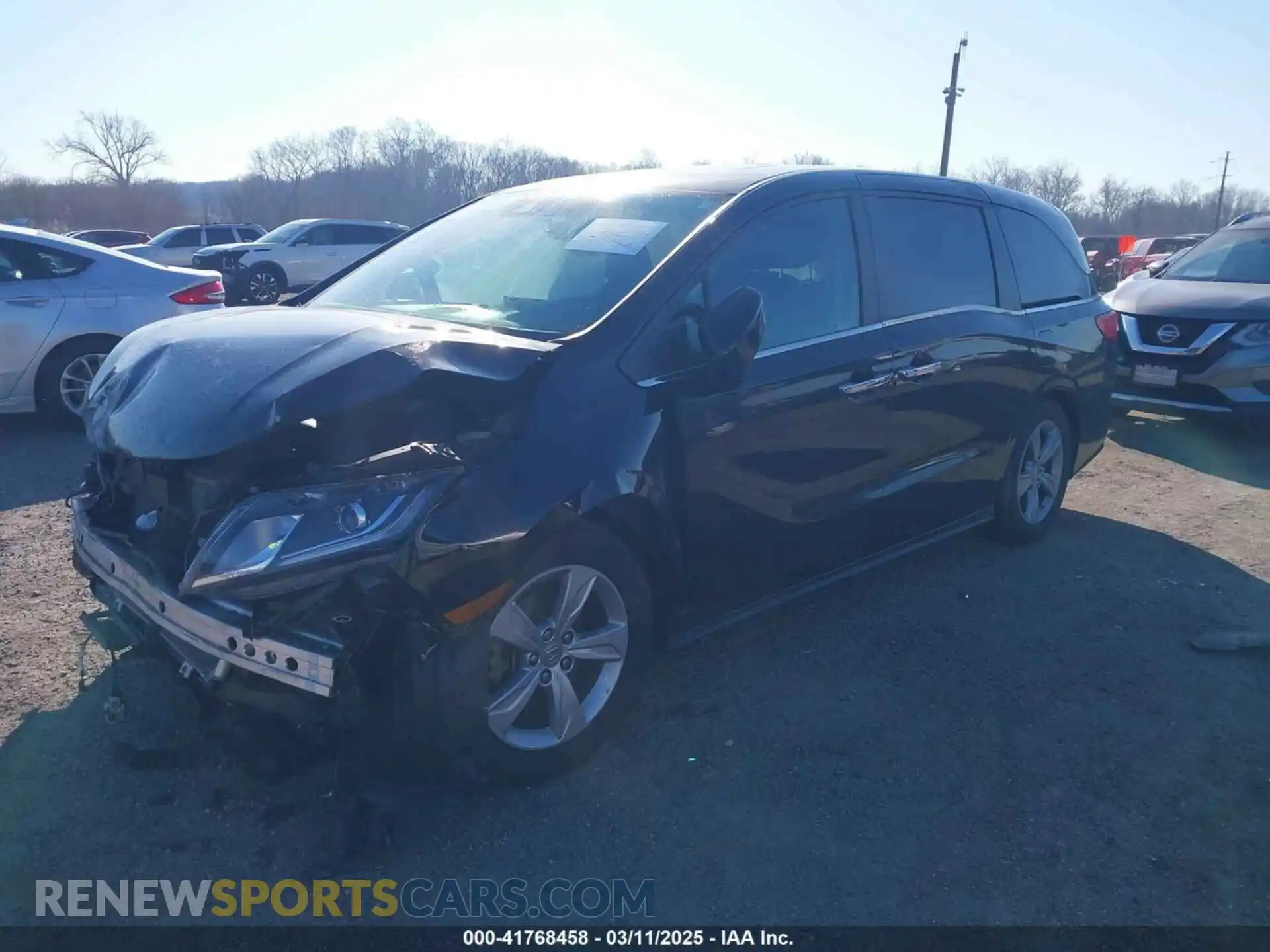 2 Photograph of a damaged car 5FNRL6H77KB097835 HONDA ODYSSEY 2019