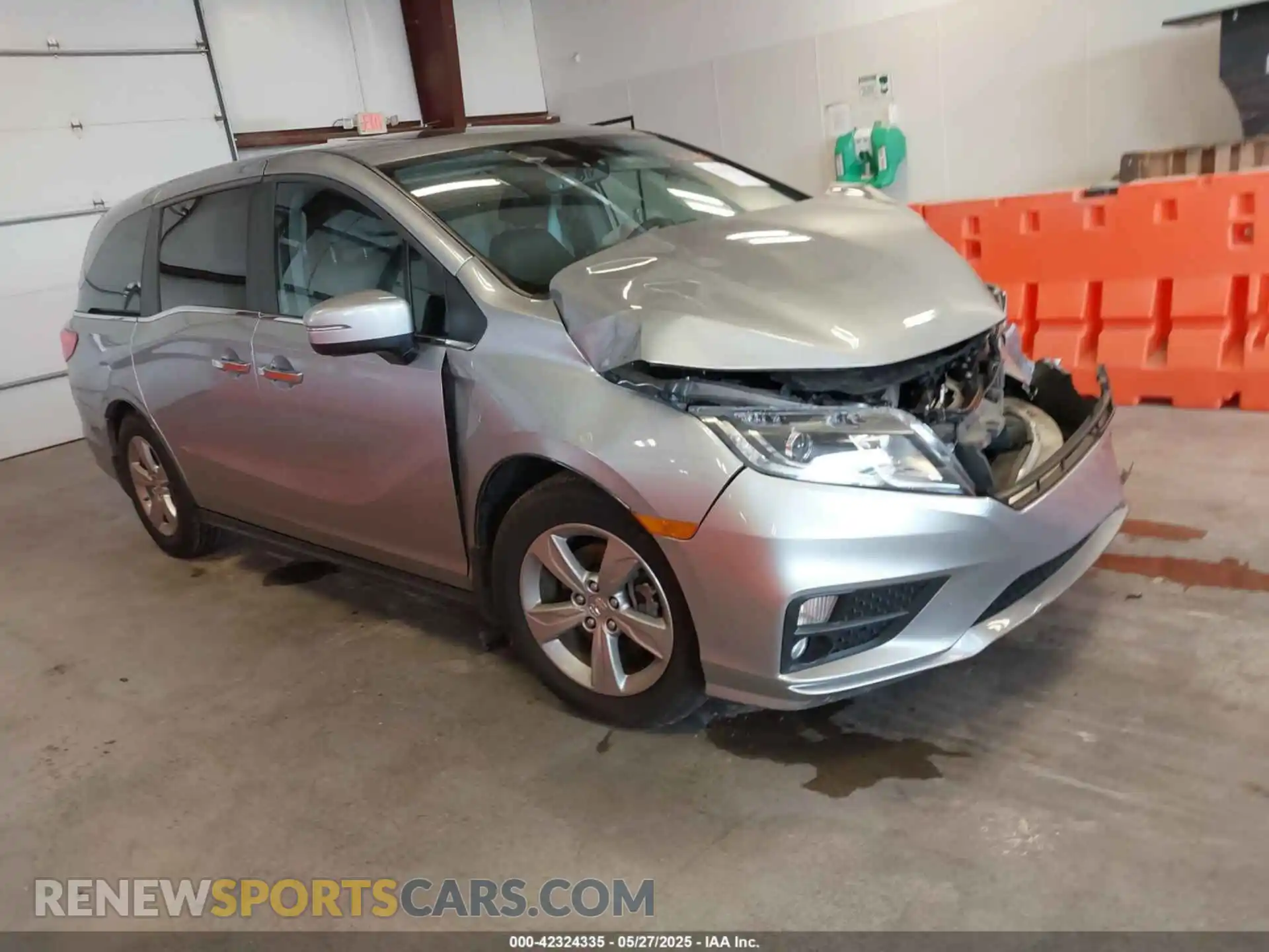 1 Photograph of a damaged car 5FNRL6H78KB036400 HONDA ODYSSEY 2019