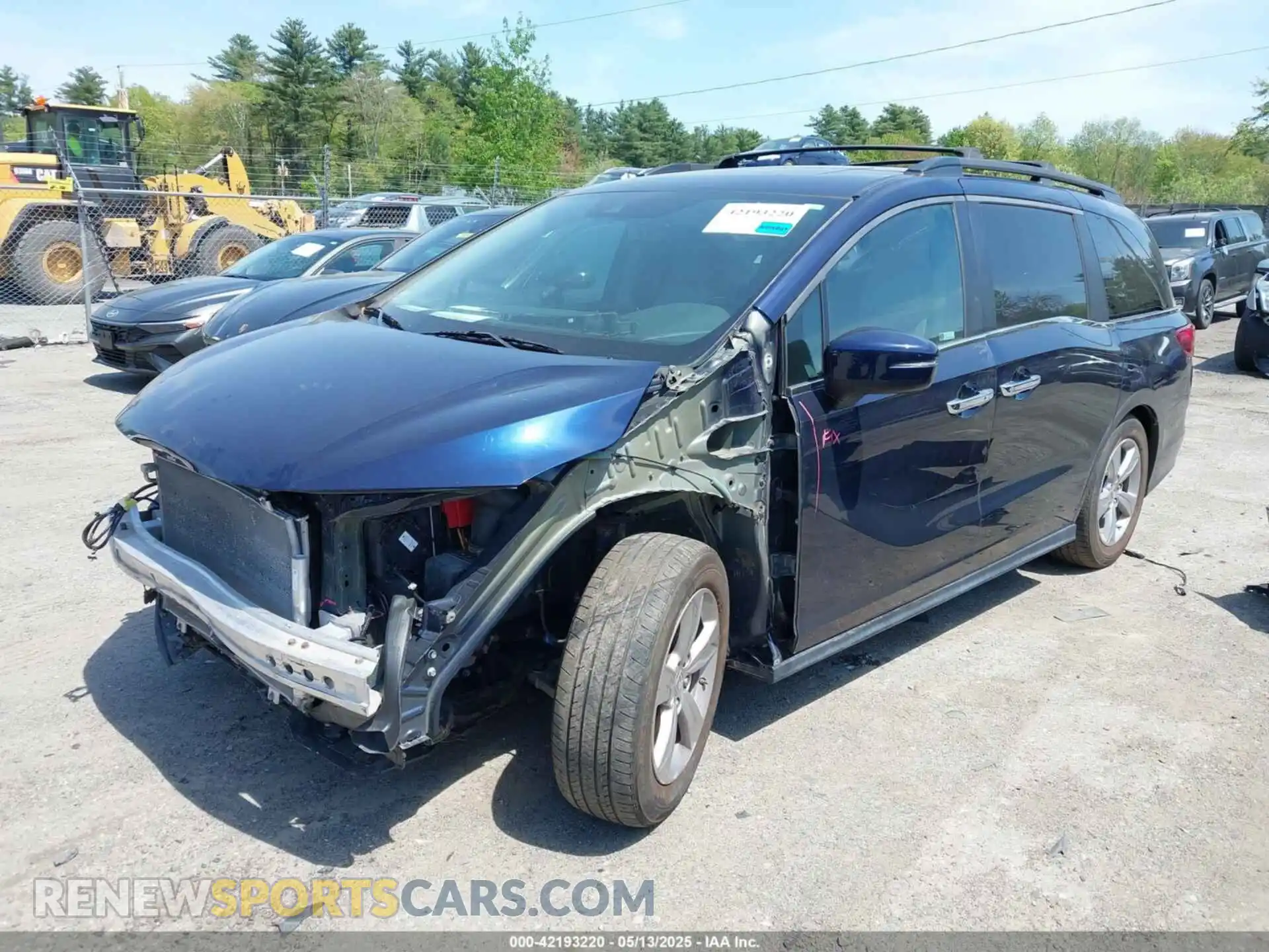 2 Photograph of a damaged car 5FNRL6H7XKB003589 HONDA ODYSSEY 2019