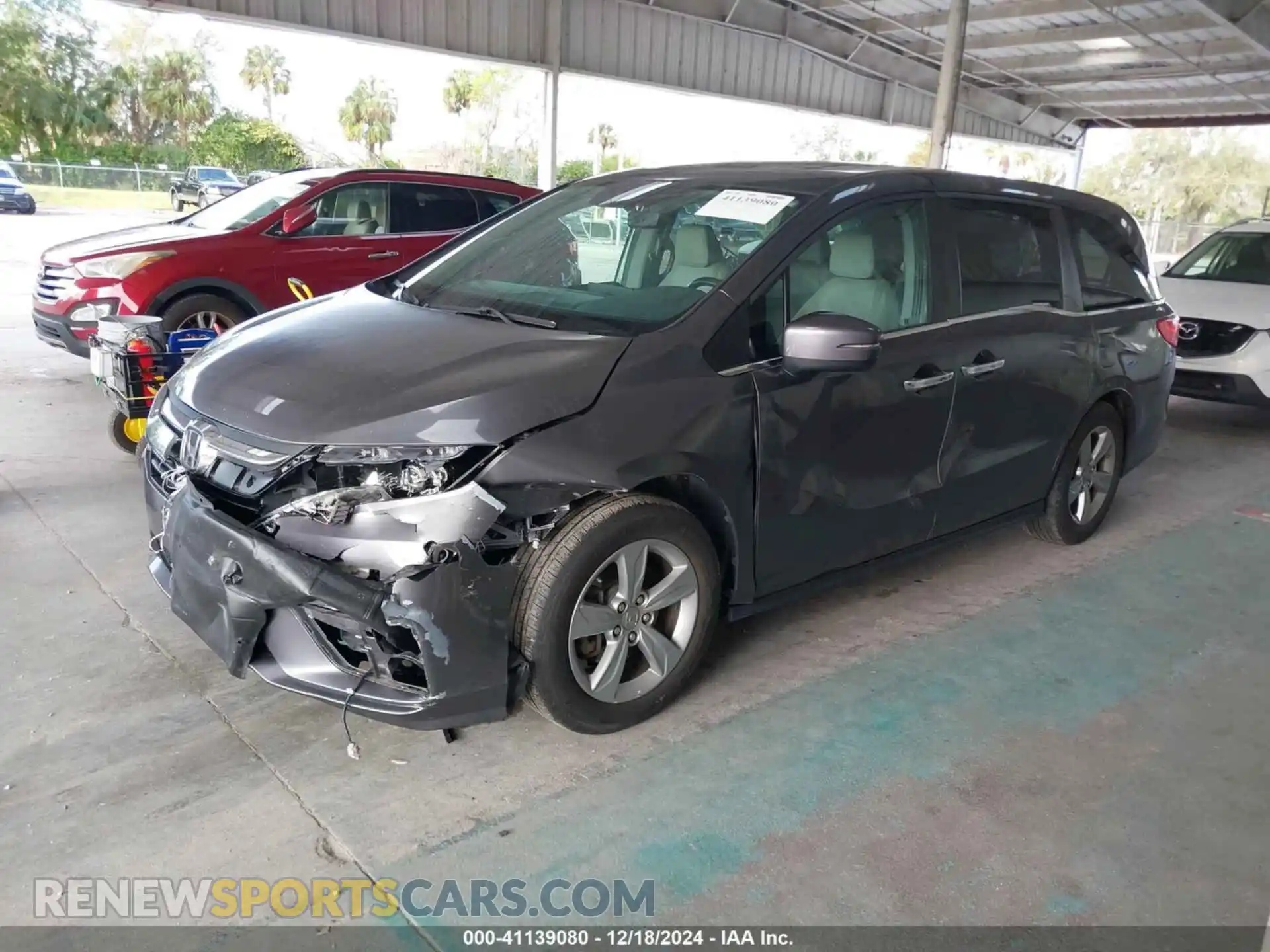 2 Photograph of a damaged car 5FNRL6H7XKB027939 HONDA ODYSSEY 2019