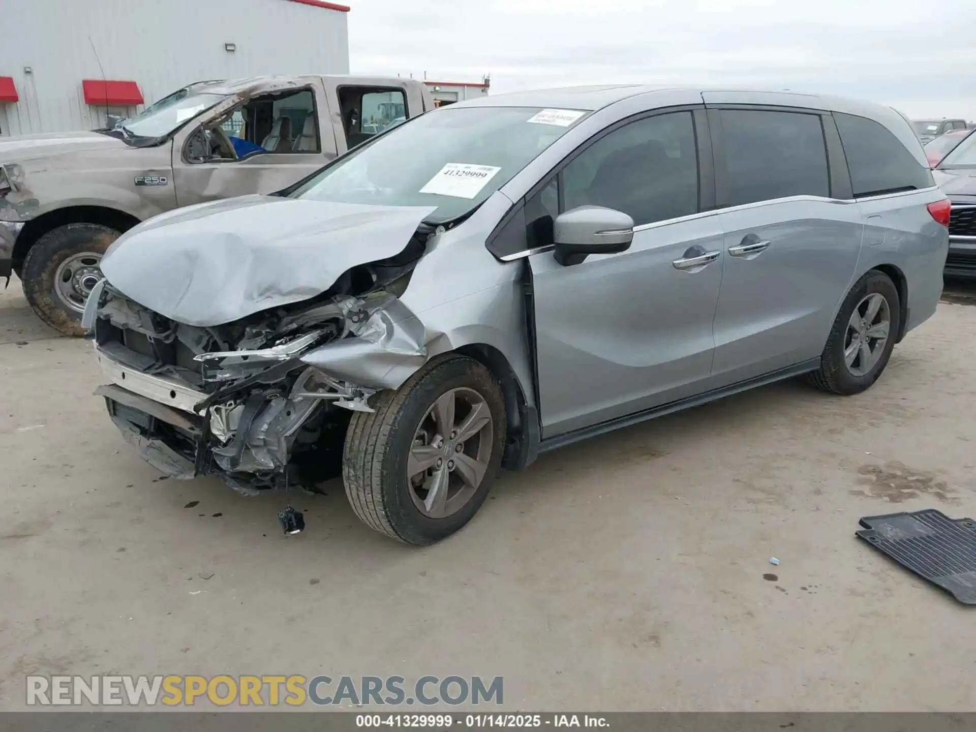 2 Photograph of a damaged car 5FNRL6H7XKB107290 HONDA ODYSSEY 2019