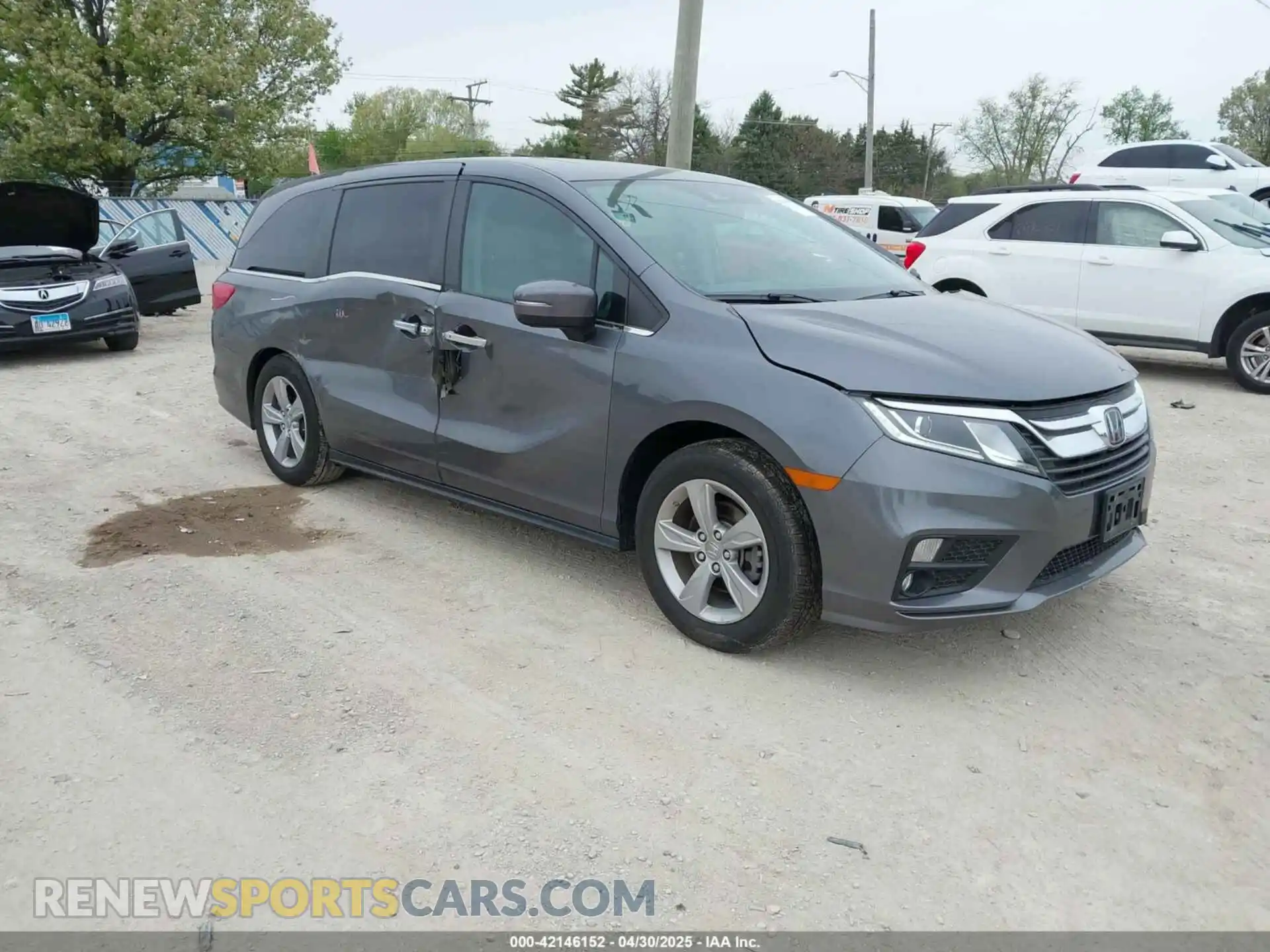 1 Photograph of a damaged car 5FNRL6H7XKB115938 HONDA ODYSSEY 2019
