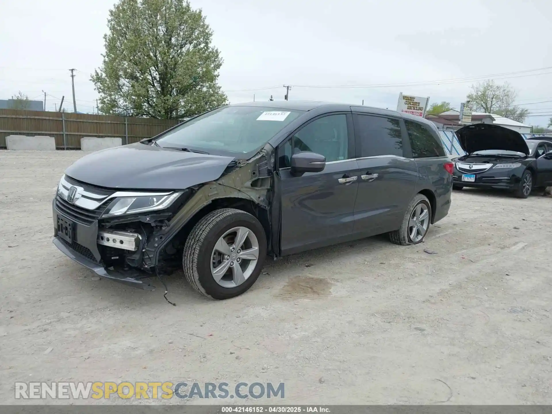 2 Photograph of a damaged car 5FNRL6H7XKB115938 HONDA ODYSSEY 2019