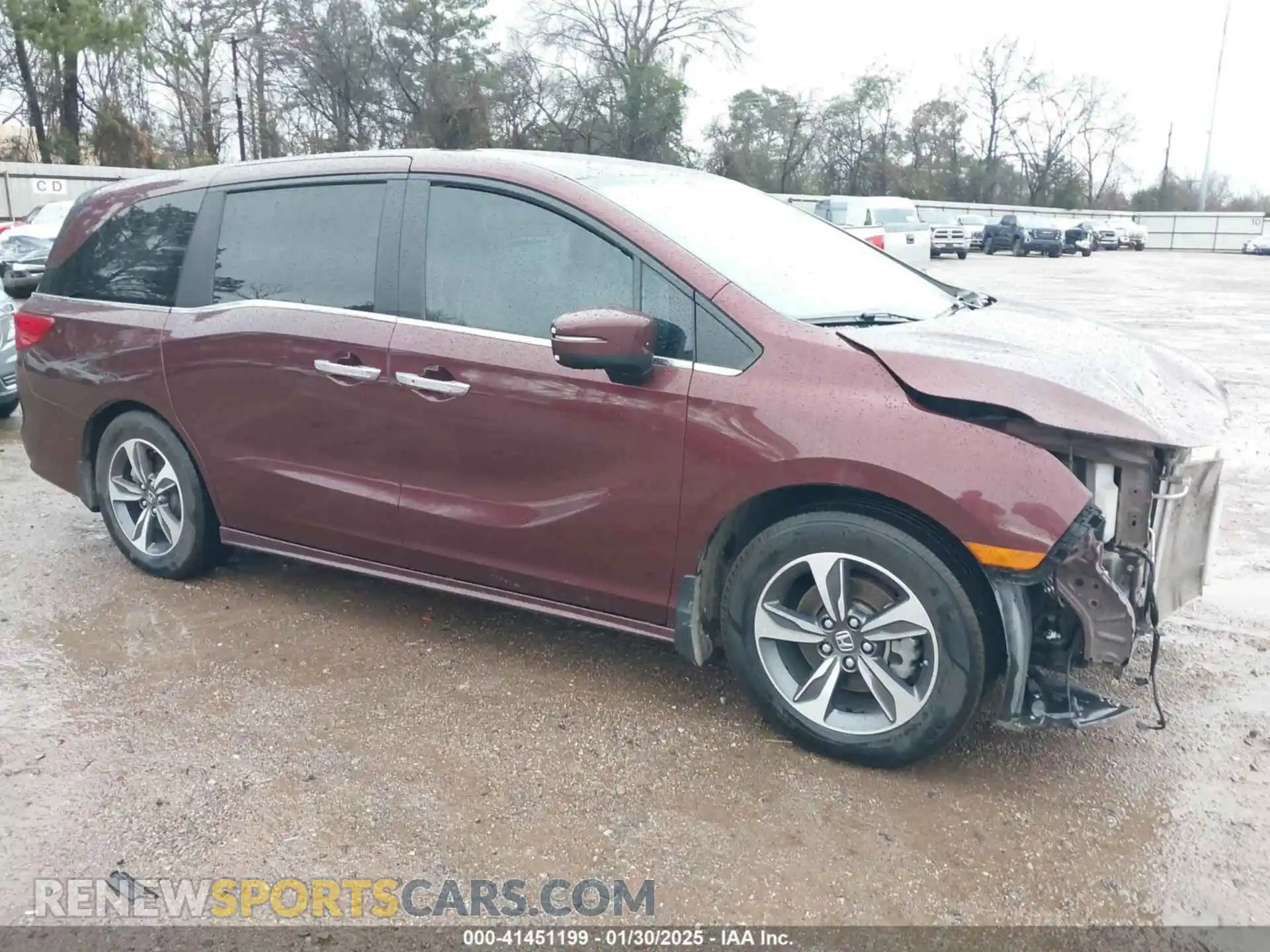 1 Фотография поврежденного автомобиля 5FNRL6H82KB060023 HONDA ODYSSEY 2019