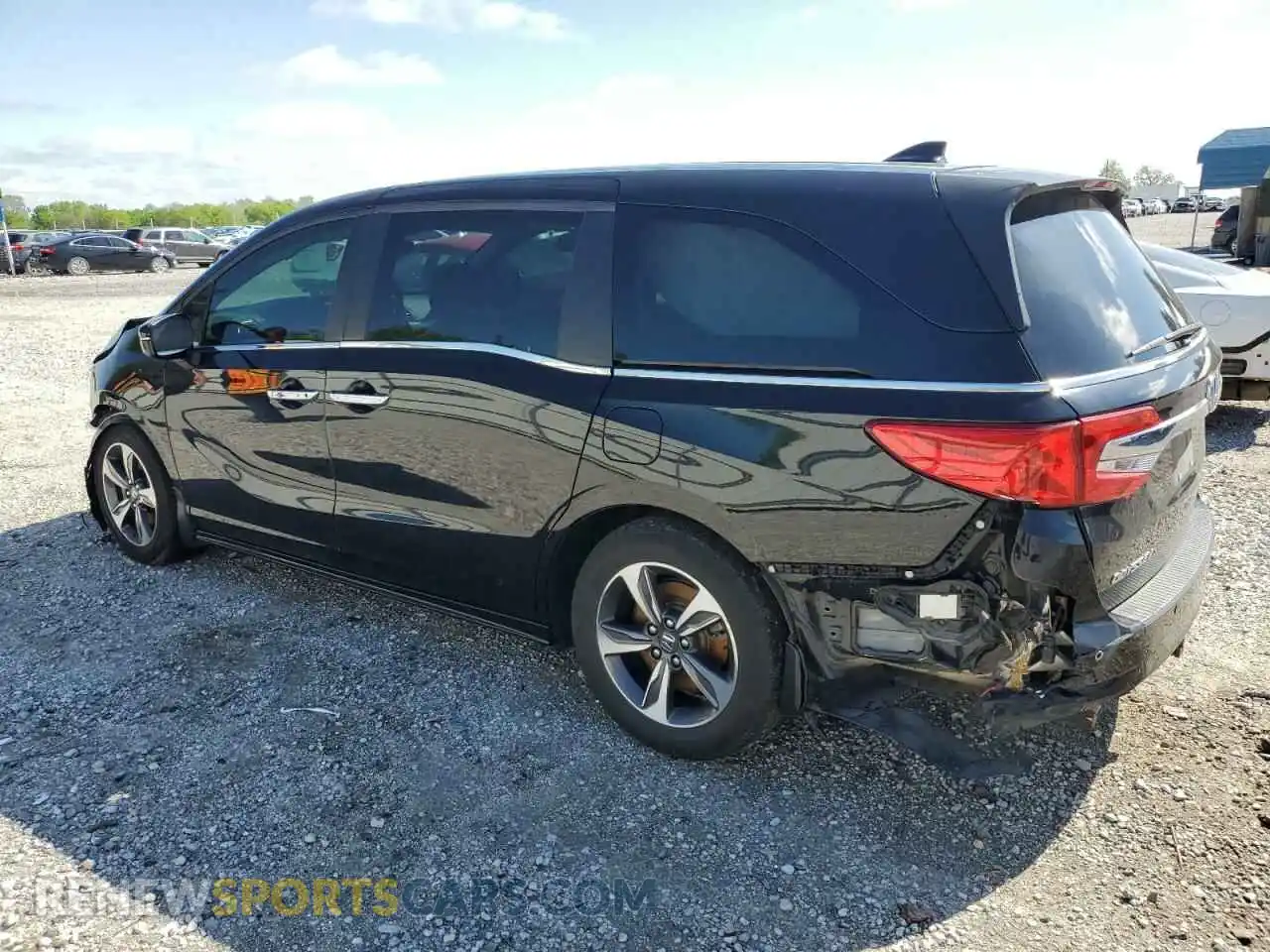 2 Photograph of a damaged car 5FNRL6H84KB014970 HONDA ODYSSEY 2019