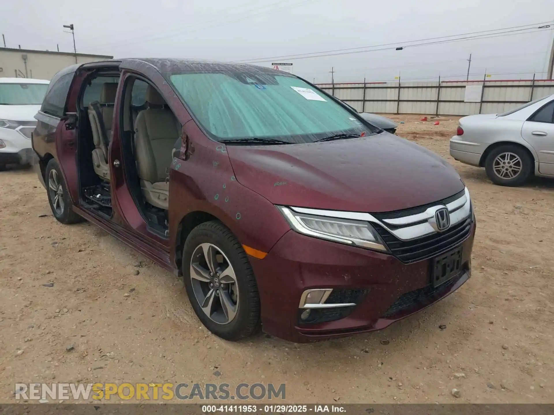 1 fotografías del automóvil dañado 5FNRL6H85KB126418 HONDA ODYSSEY 2019