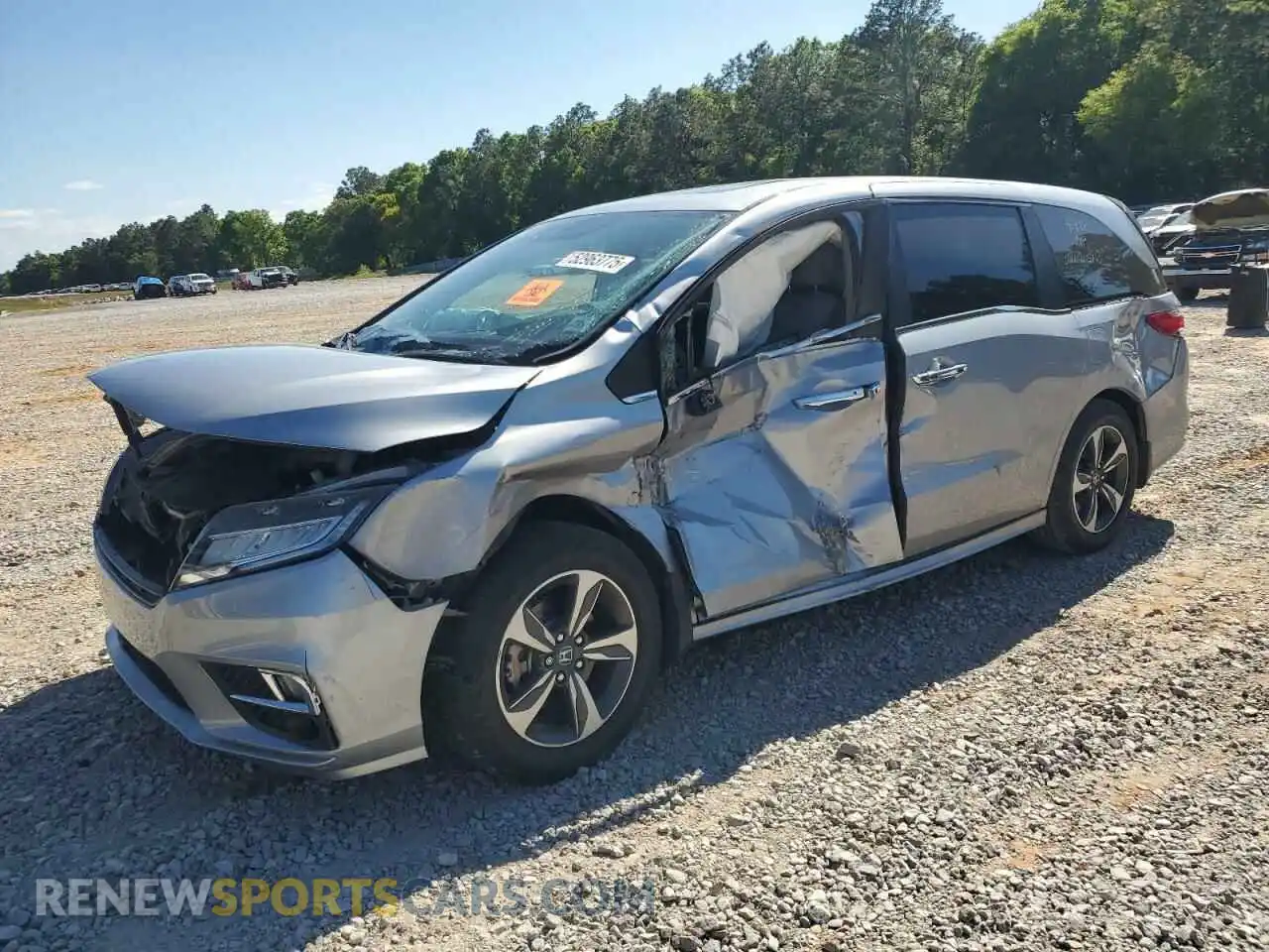 1 Photograph of a damaged car 5FNRL6H86KB061658 HONDA ODYSSEY 2019