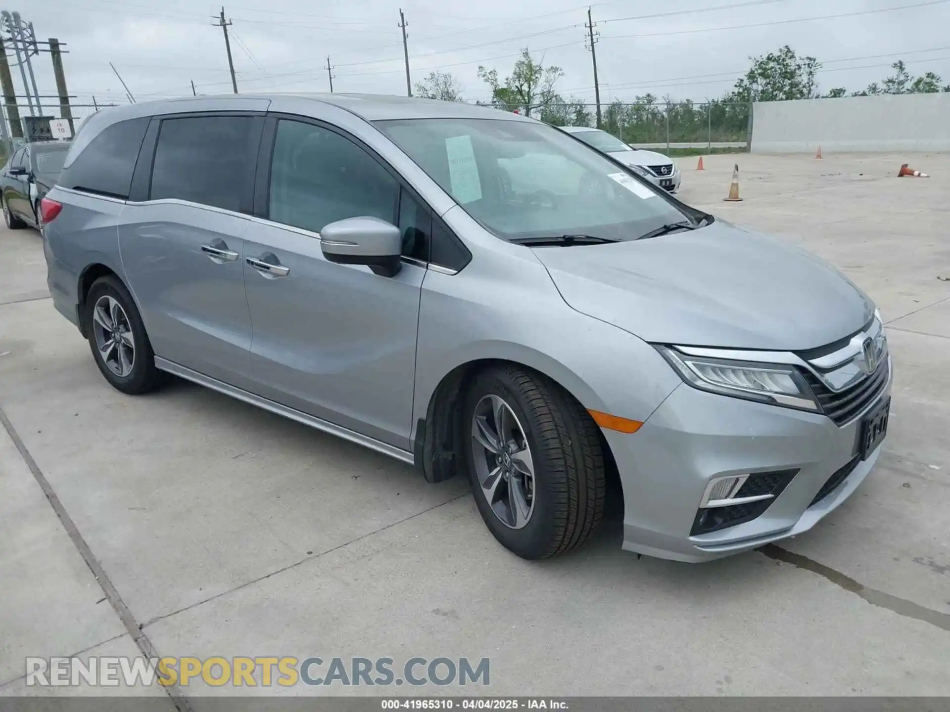 1 Photograph of a damaged car 5FNRL6H89KB045003 HONDA ODYSSEY 2019