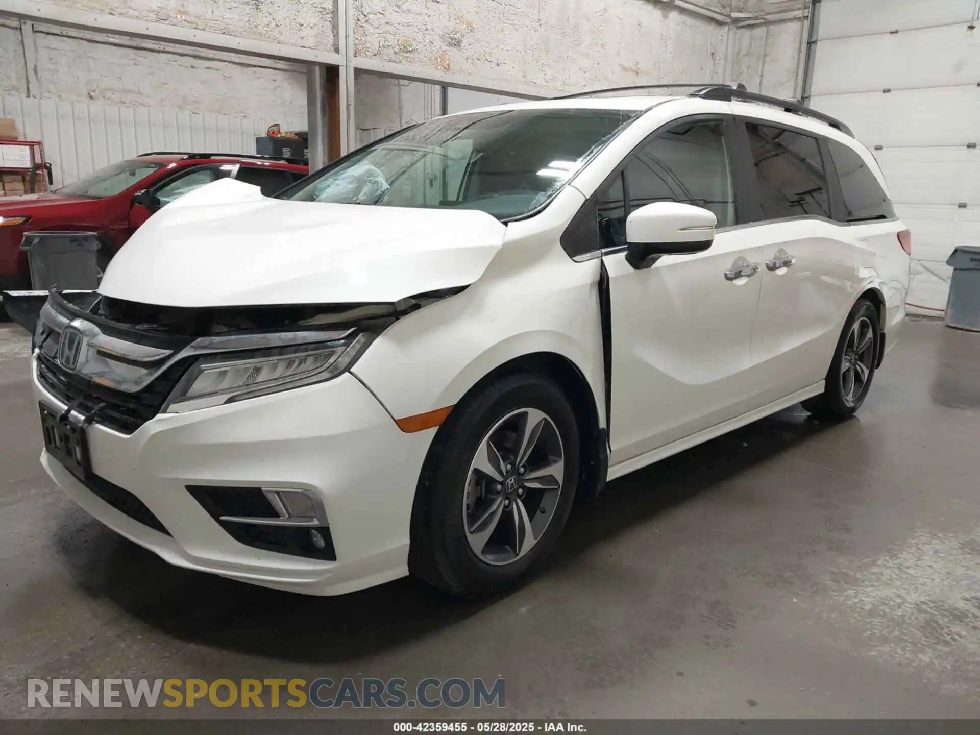 2 Photograph of a damaged car 5FNRL6H8XKB079113 HONDA ODYSSEY 2019