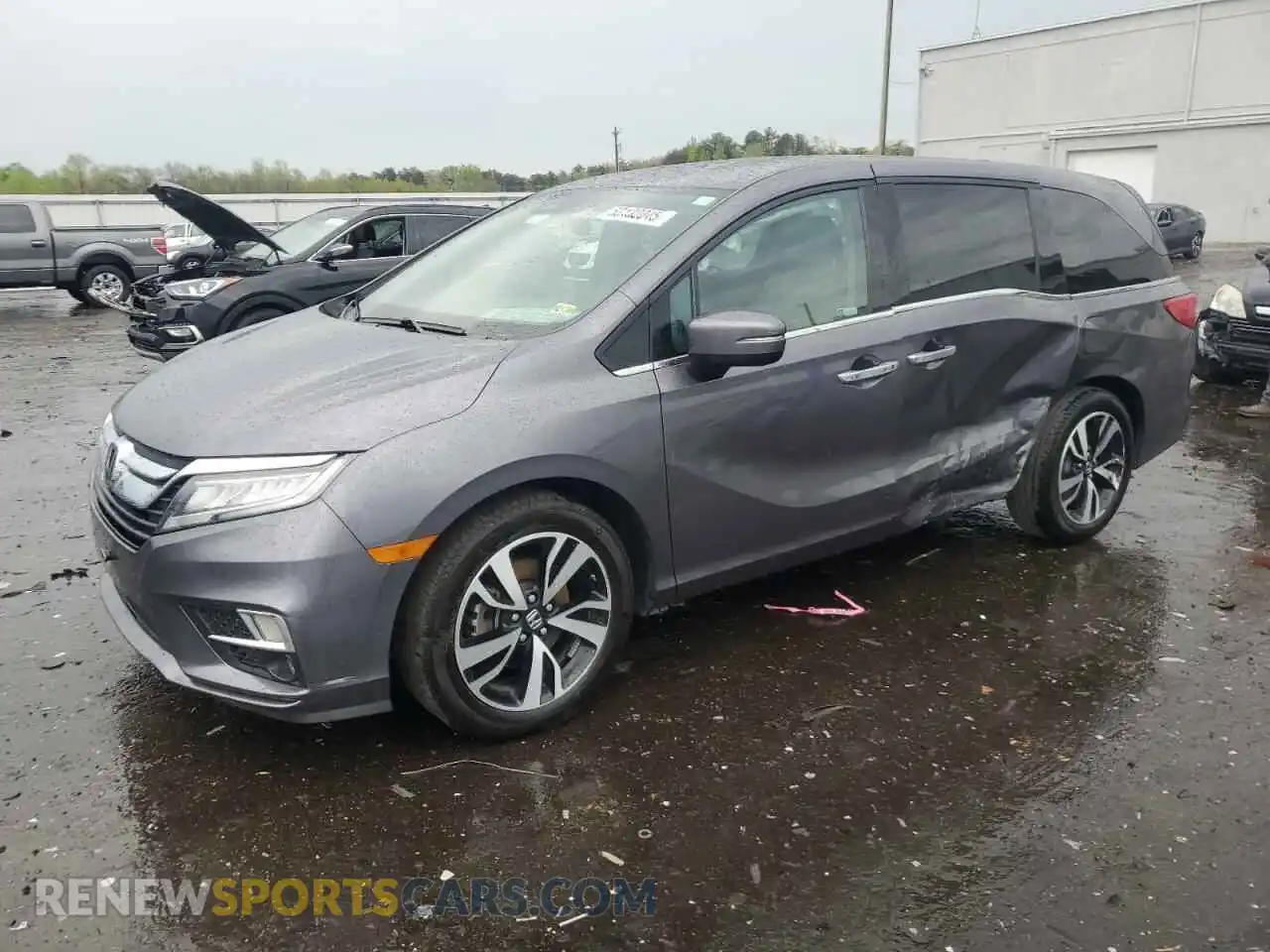 1 Photograph of a damaged car 5FNRL6H90KB024713 HONDA ODYSSEY 2019