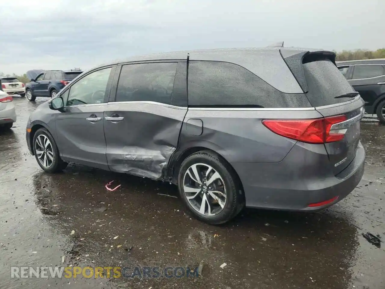 2 Photograph of a damaged car 5FNRL6H90KB024713 HONDA ODYSSEY 2019