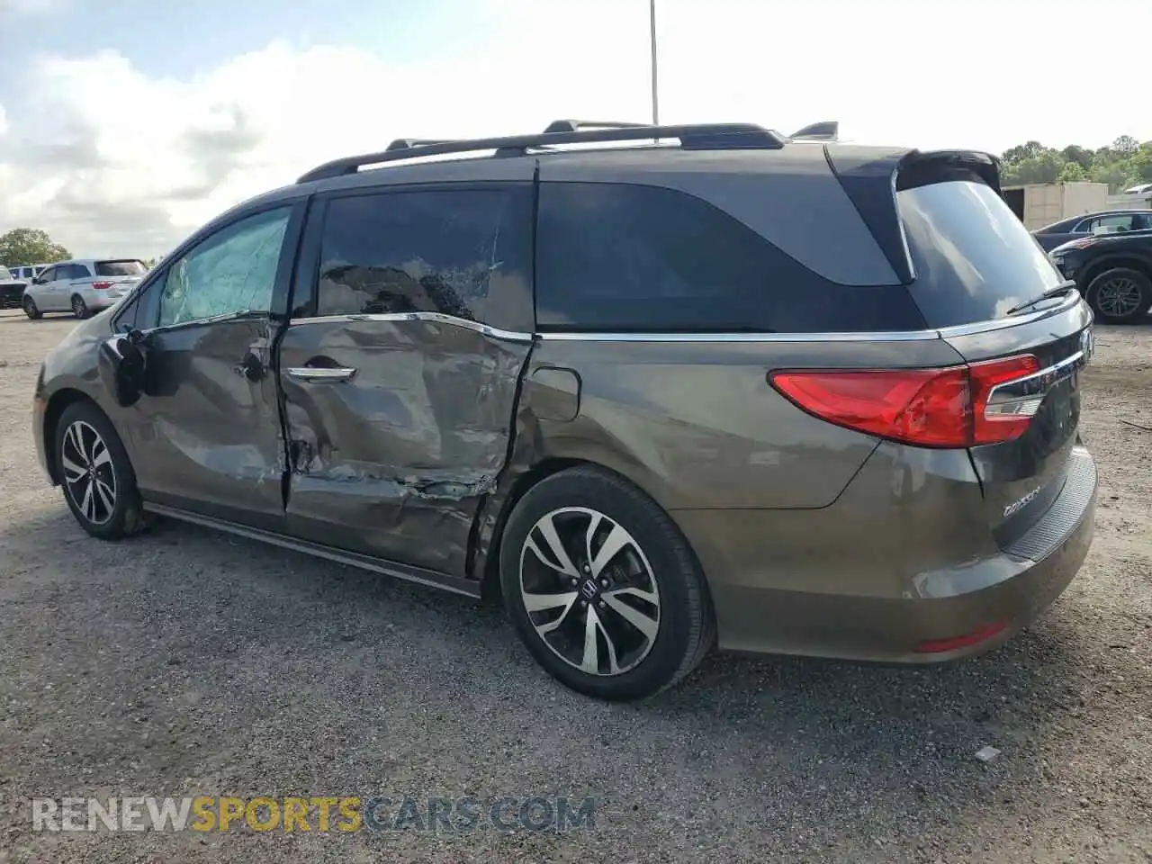 2 Фотография поврежденного автомобиля 5FNRL6H90KB027207 HONDA ODYSSEY 2019