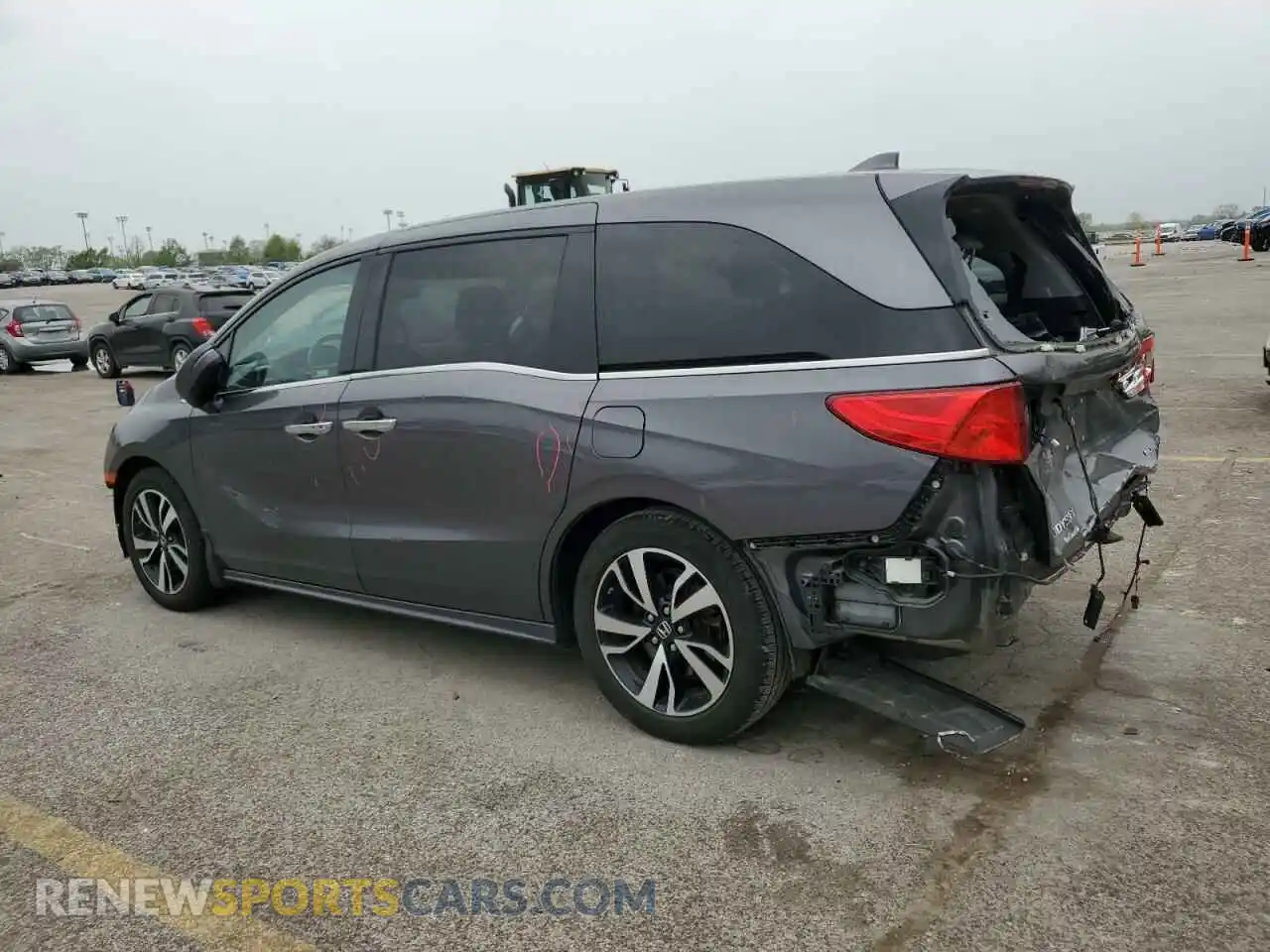 2 Photograph of a damaged car 5FNRL6H90KB114038 HONDA ODYSSEY 2019