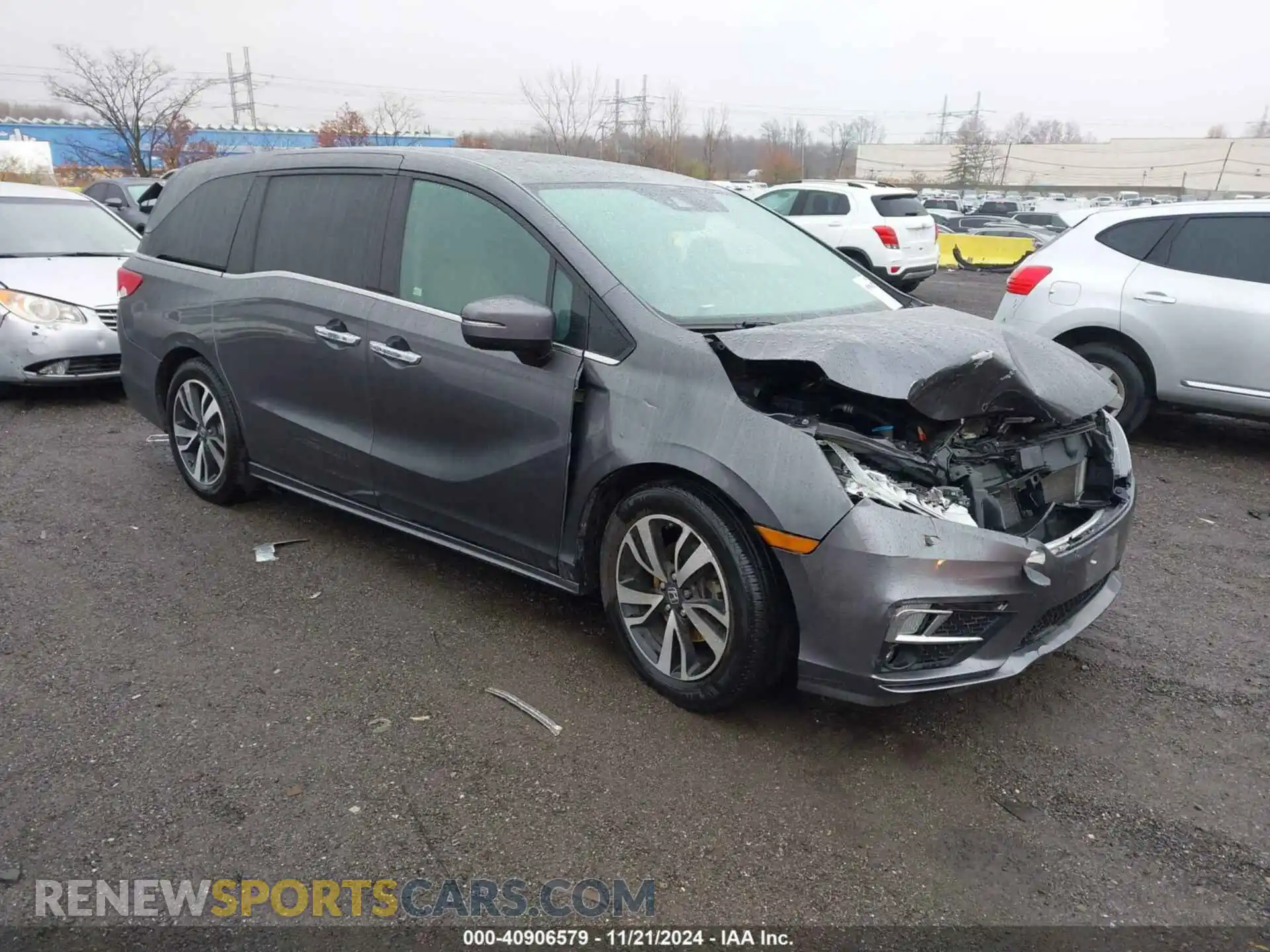 1 fotografías del automóvil dañado 5FNRL6H91KB048535 HONDA ODYSSEY 2019