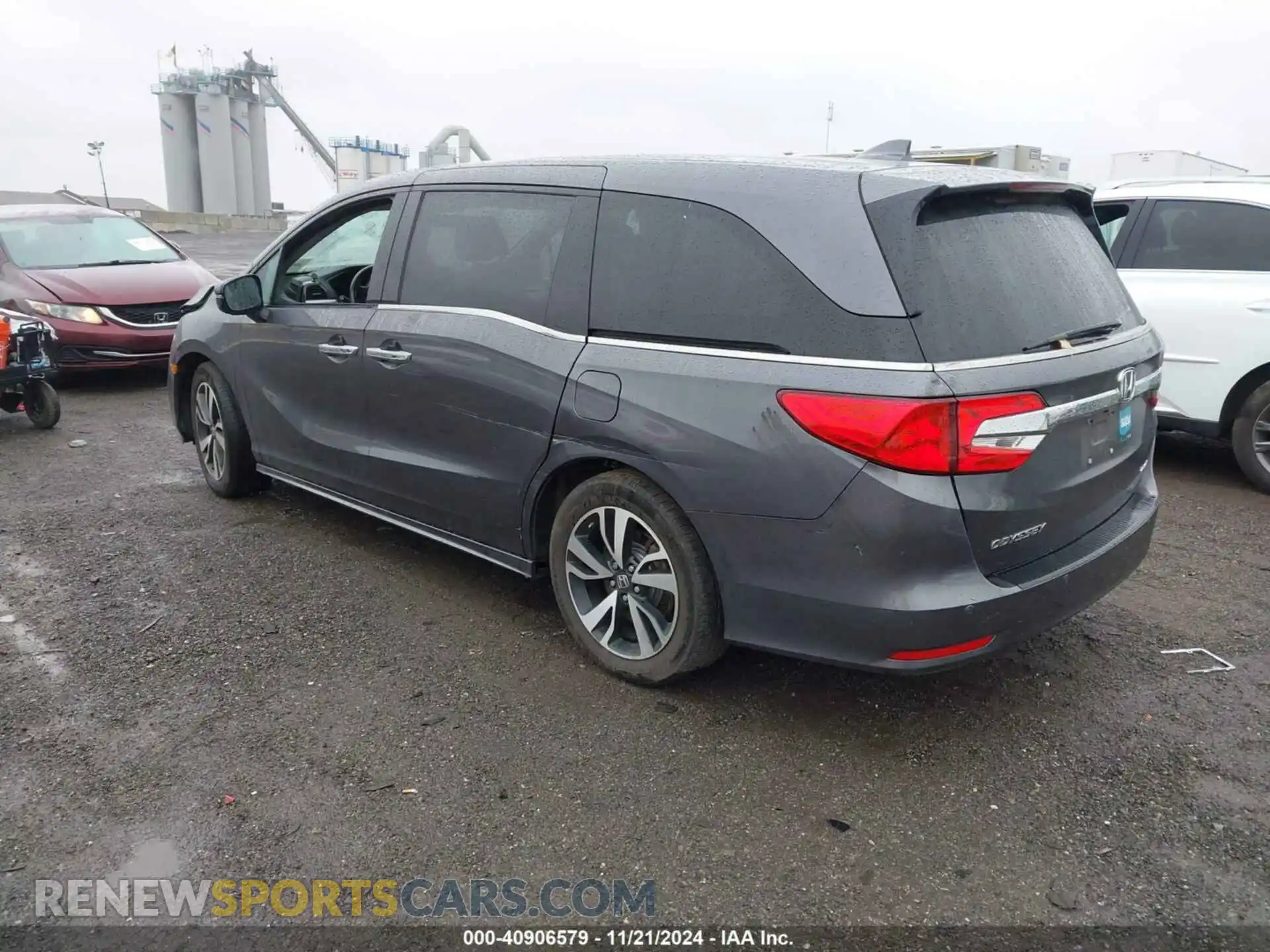 3 fotografías del automóvil dañado 5FNRL6H91KB048535 HONDA ODYSSEY 2019