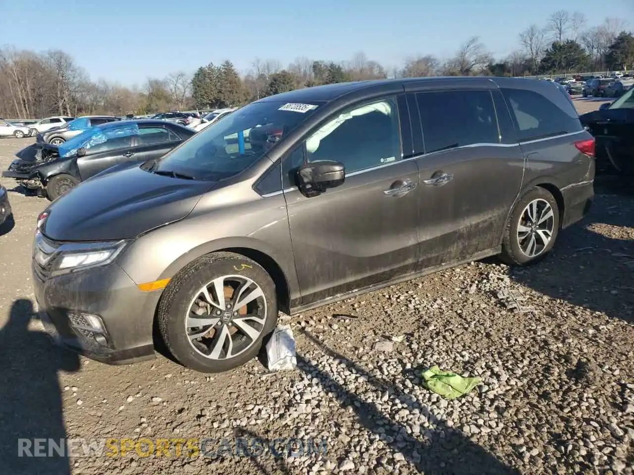 1 Photograph of a damaged car 5FNRL6H91KB048924 HONDA ODYSSEY 2019