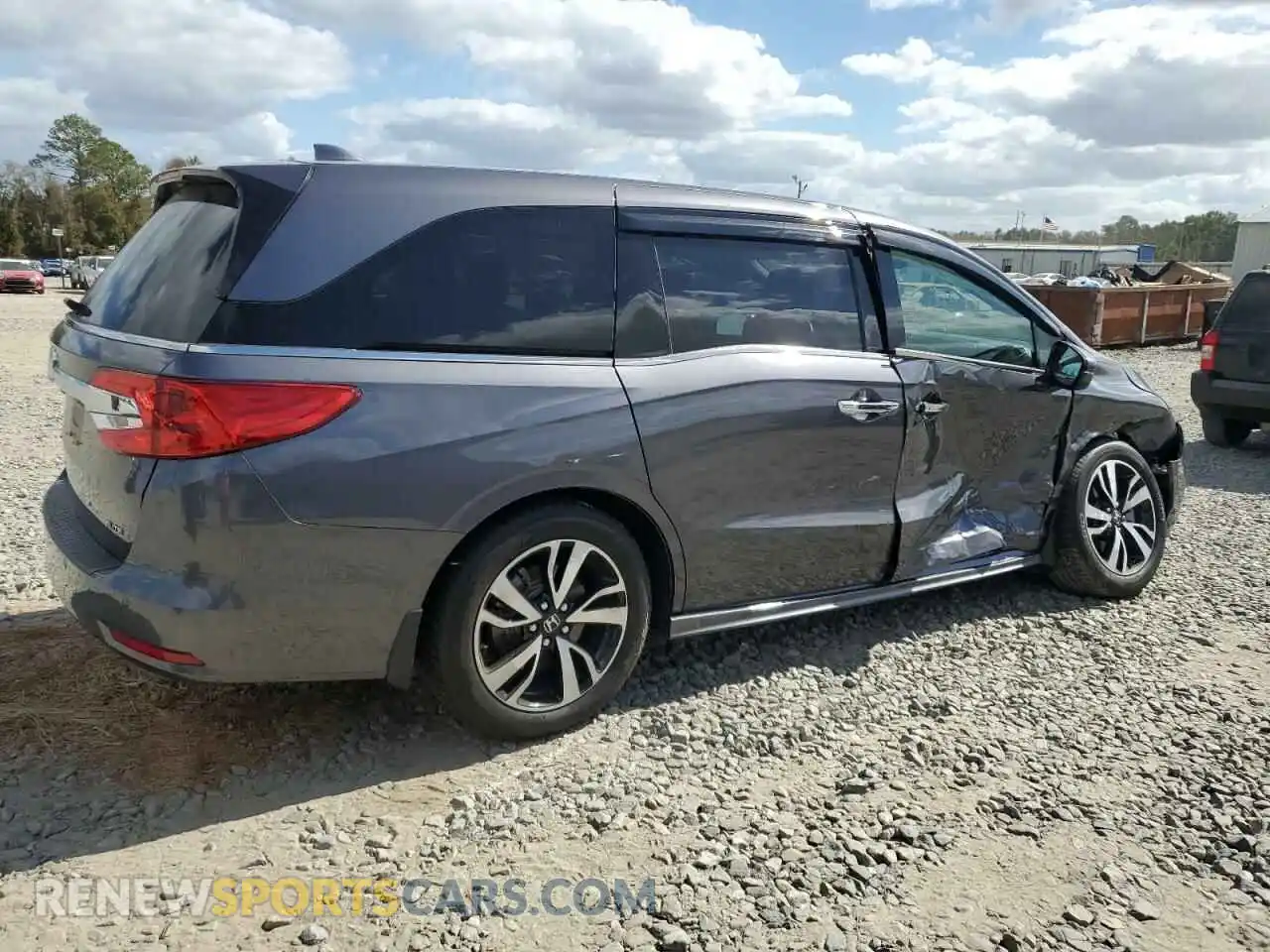 3 fotografías del automóvil dañado 5FNRL6H92KB102652 HONDA ODYSSEY 2019