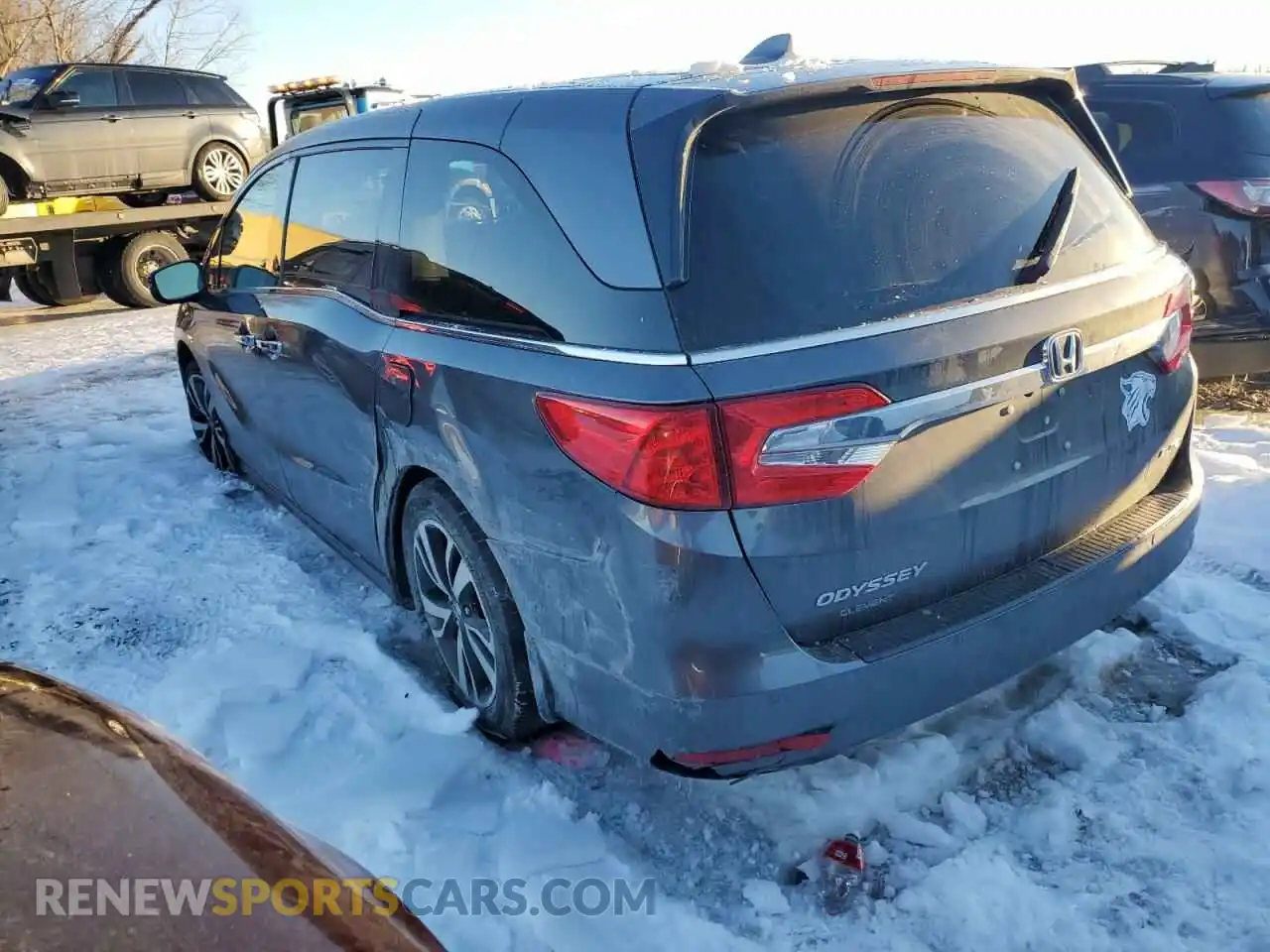2 Photograph of a damaged car 5FNRL6H93KB114051 HONDA ODYSSEY 2019