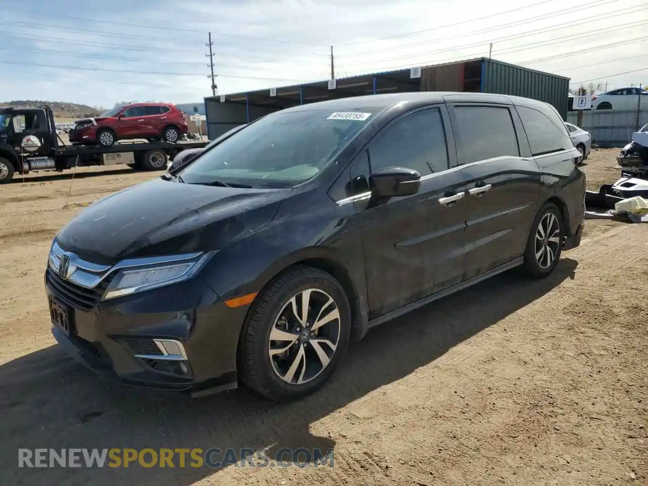 1 Photograph of a damaged car 5FNRL6H94KB085174 HONDA ODYSSEY 2019