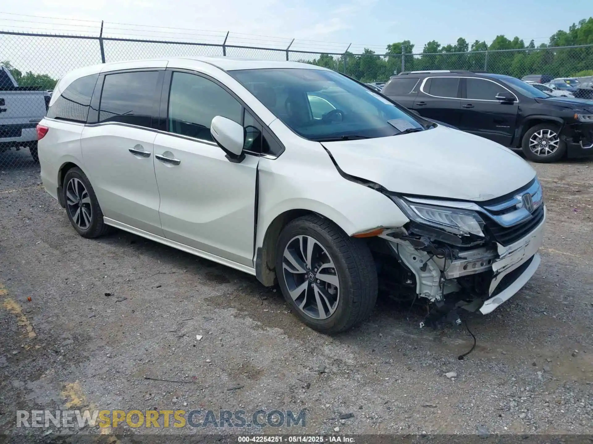1 fotografías del automóvil dañado 5FNRL6H95KB047758 HONDA ODYSSEY 2019