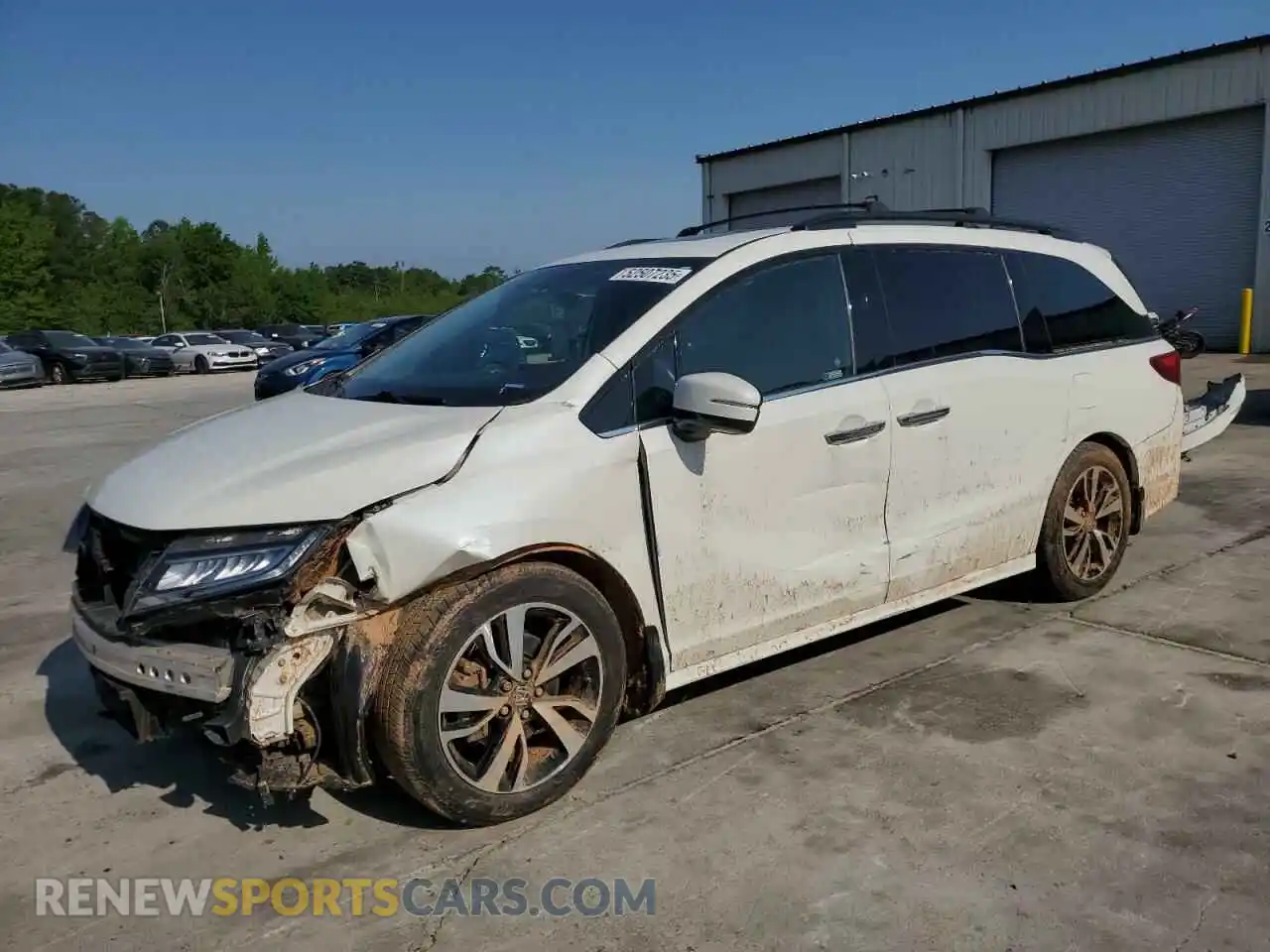 1 Photograph of a damaged car 5FNRL6H96KB049356 HONDA ODYSSEY 2019
