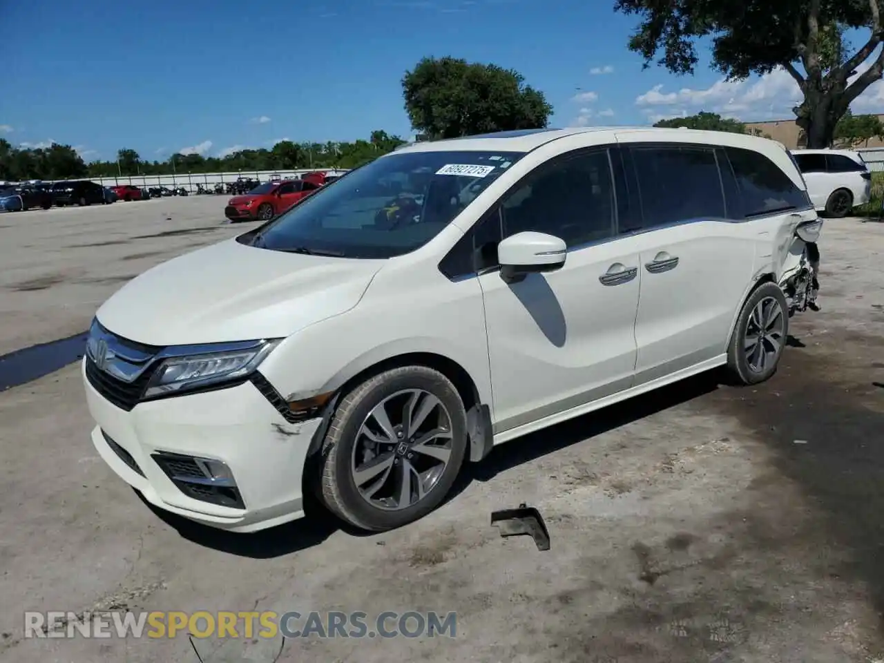1 fotografías del automóvil dañado 5FNRL6H98KB091527 HONDA ODYSSEY 2019