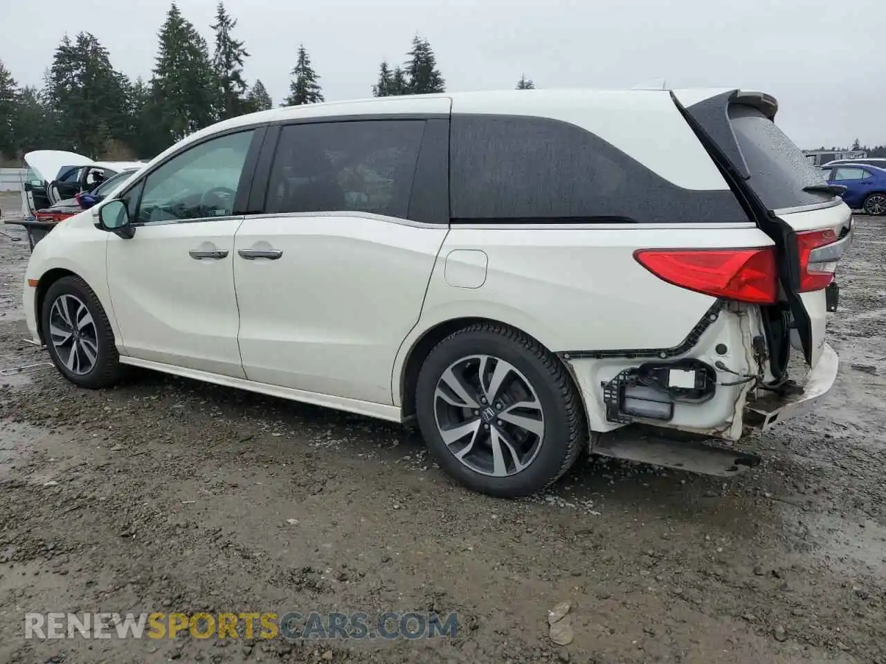 2 Фотография поврежденного автомобиля 5FNRL6H99KB022216 HONDA ODYSSEY 2019