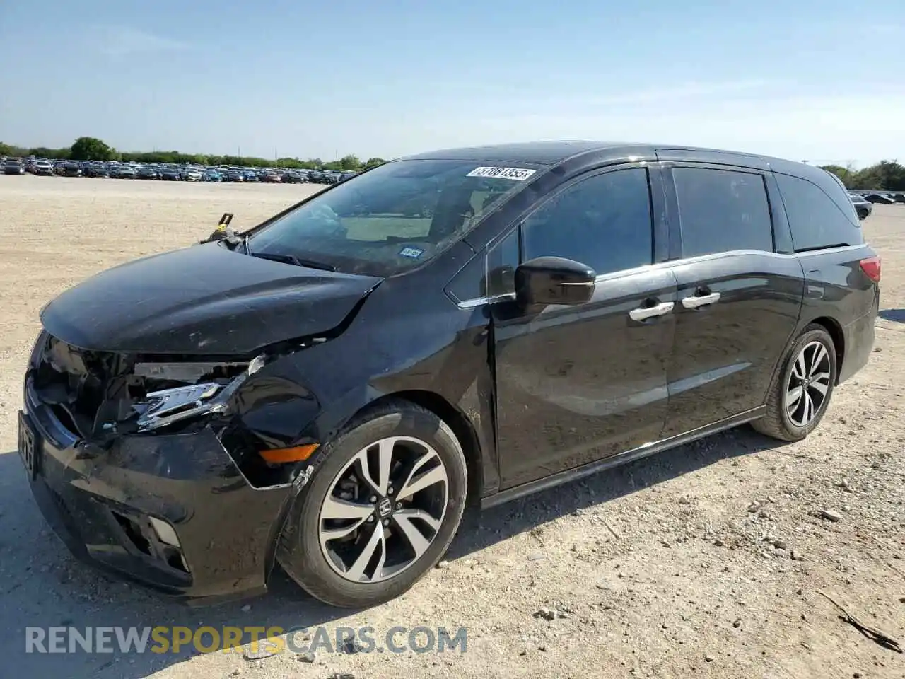 1 Photograph of a damaged car 5FNRL6H99KB022233 HONDA ODYSSEY 2019