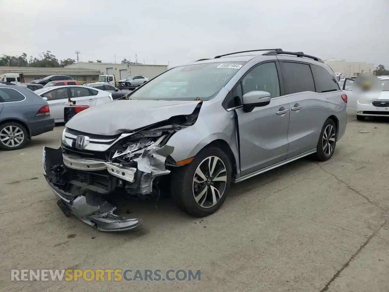 1 fotografías del automóvil dañado 5FNRL6H9XKB008017 HONDA ODYSSEY 2019