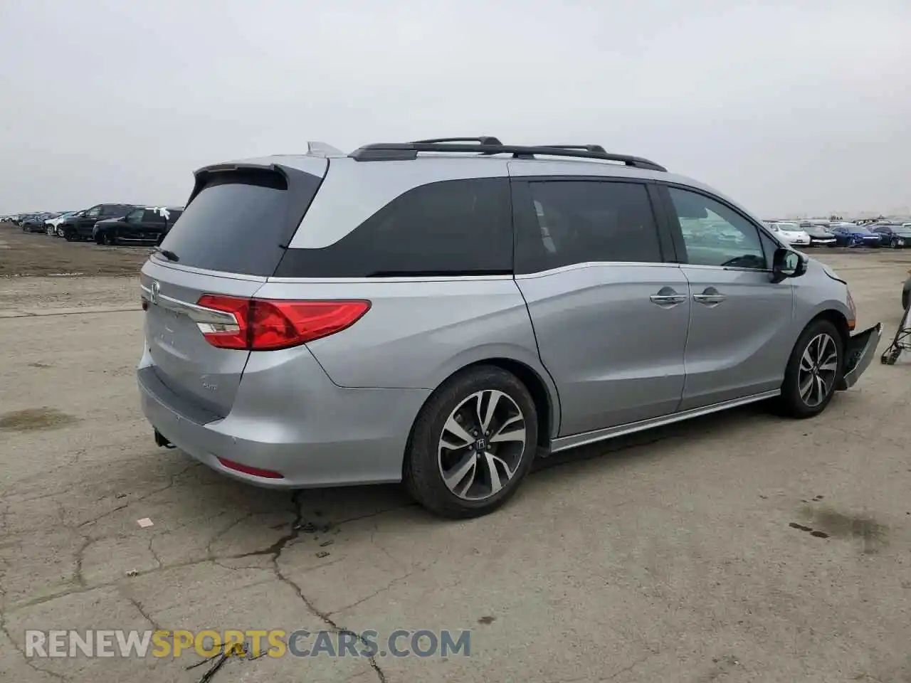 3 fotografías del automóvil dañado 5FNRL6H9XKB008017 HONDA ODYSSEY 2019