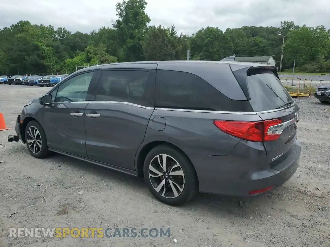 2 fotografías del automóvil dañado 5FNRL6H9XKB069528 HONDA ODYSSEY 2019