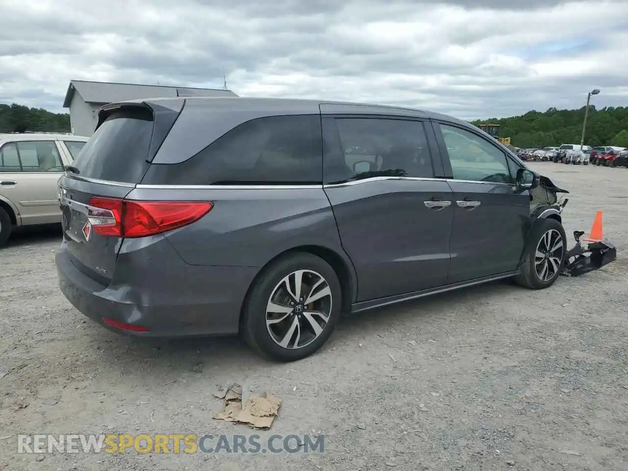 3 fotografías del automóvil dañado 5FNRL6H9XKB069528 HONDA ODYSSEY 2019