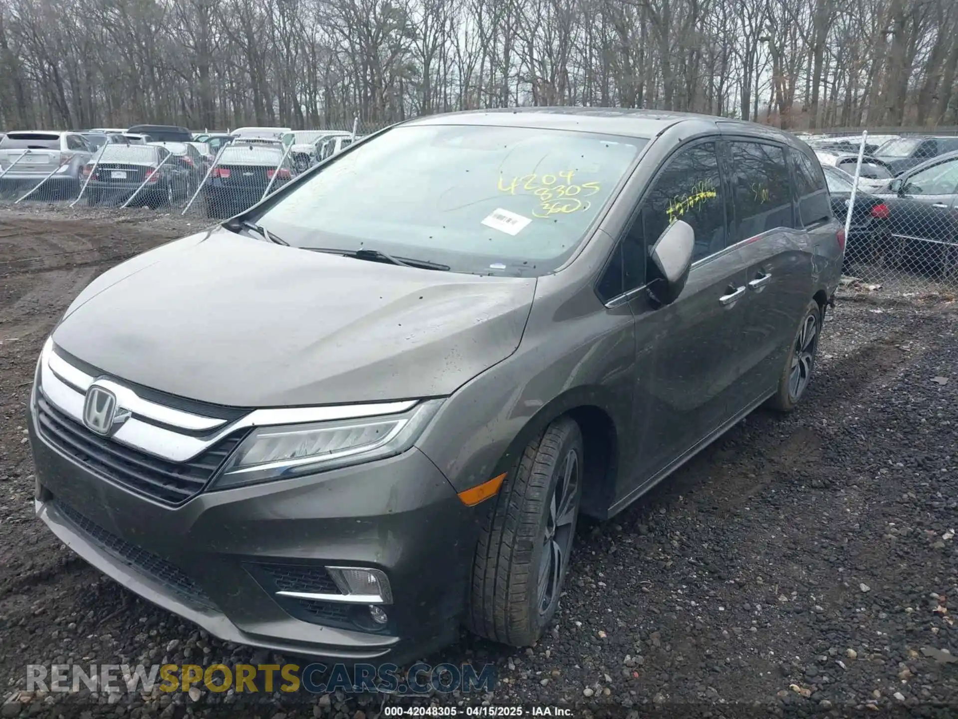 2 Photograph of a damaged car 5FNRL6H9XKB088029 HONDA ODYSSEY 2019